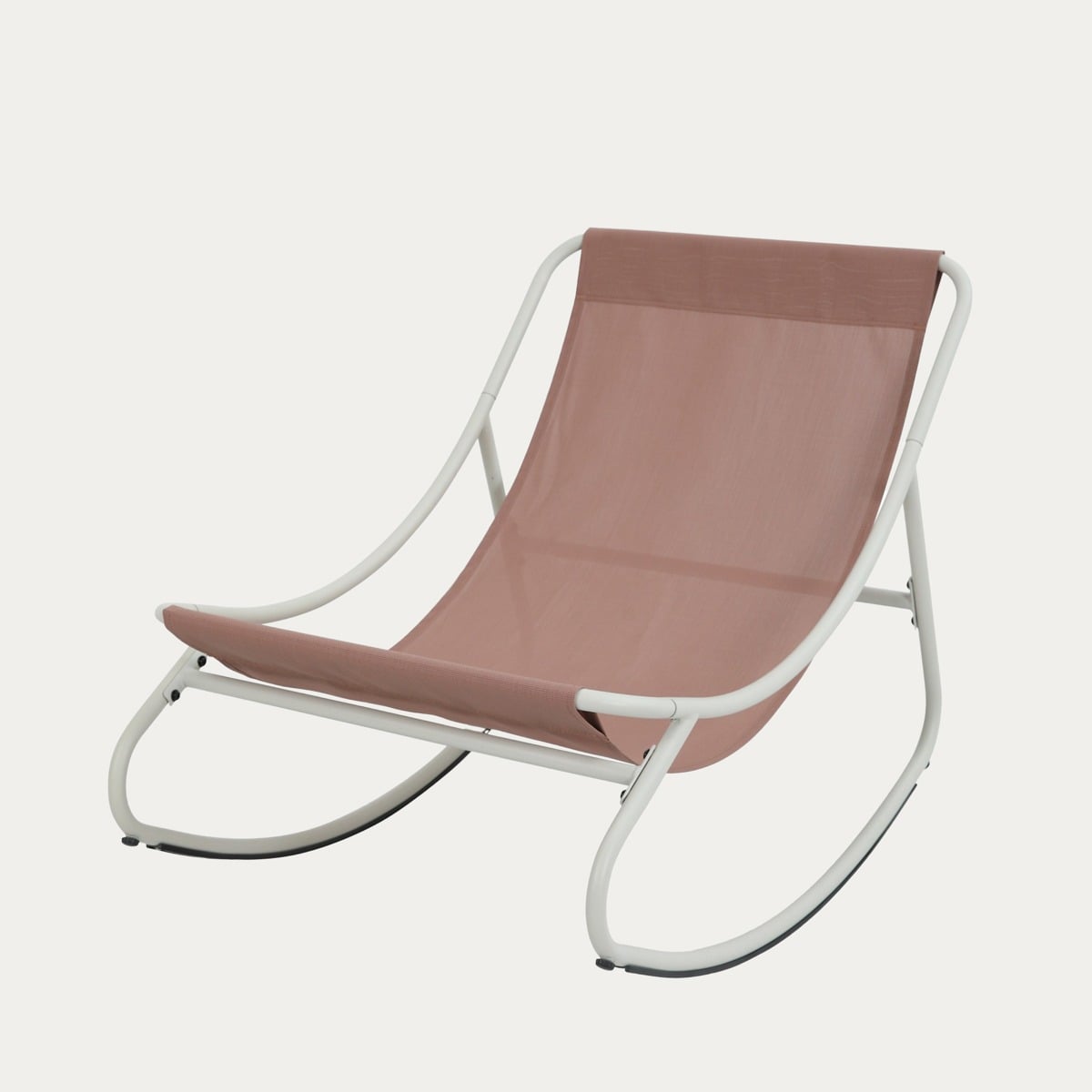 Fotel bujany TIVOLI beżowy z beżowymi poduszkami 65x102x75,5 cm
