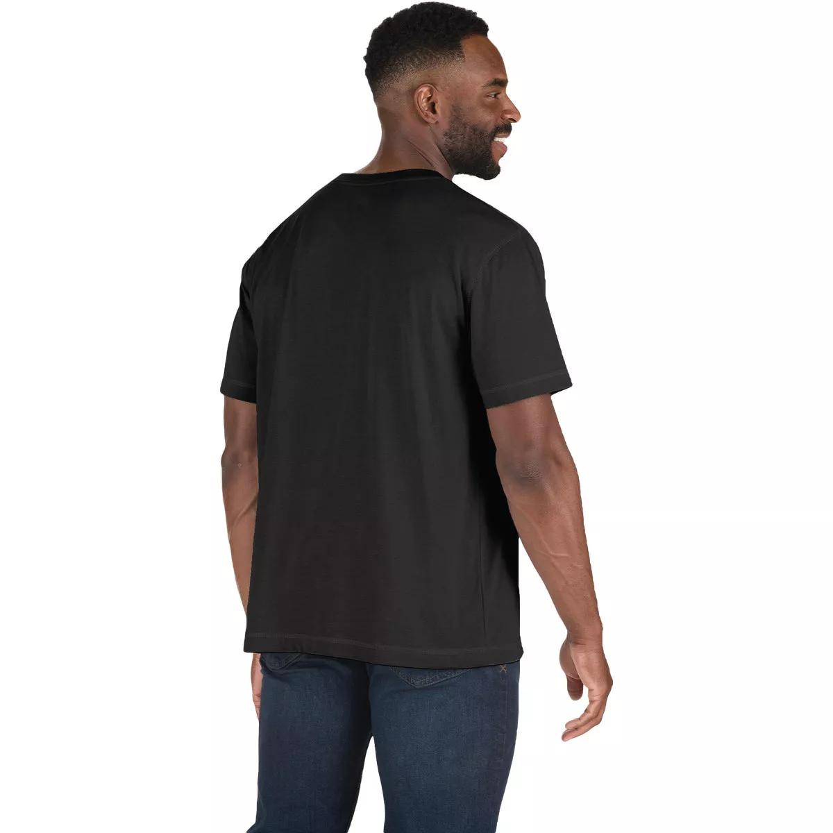 Berne Performance Men's Large Tall Black Short Sleeve Pocket T-Shirt