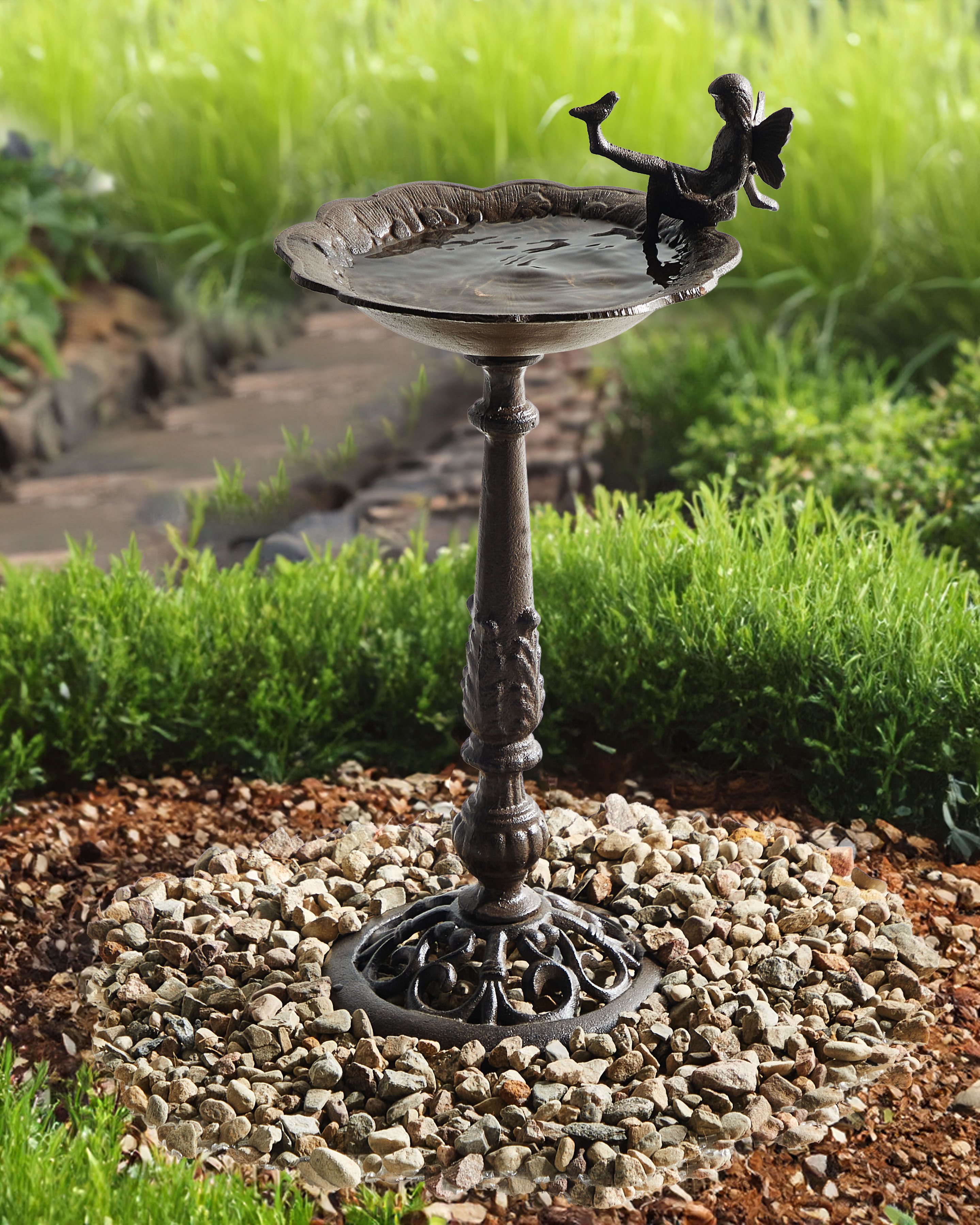 Bird Bath LARK Brown