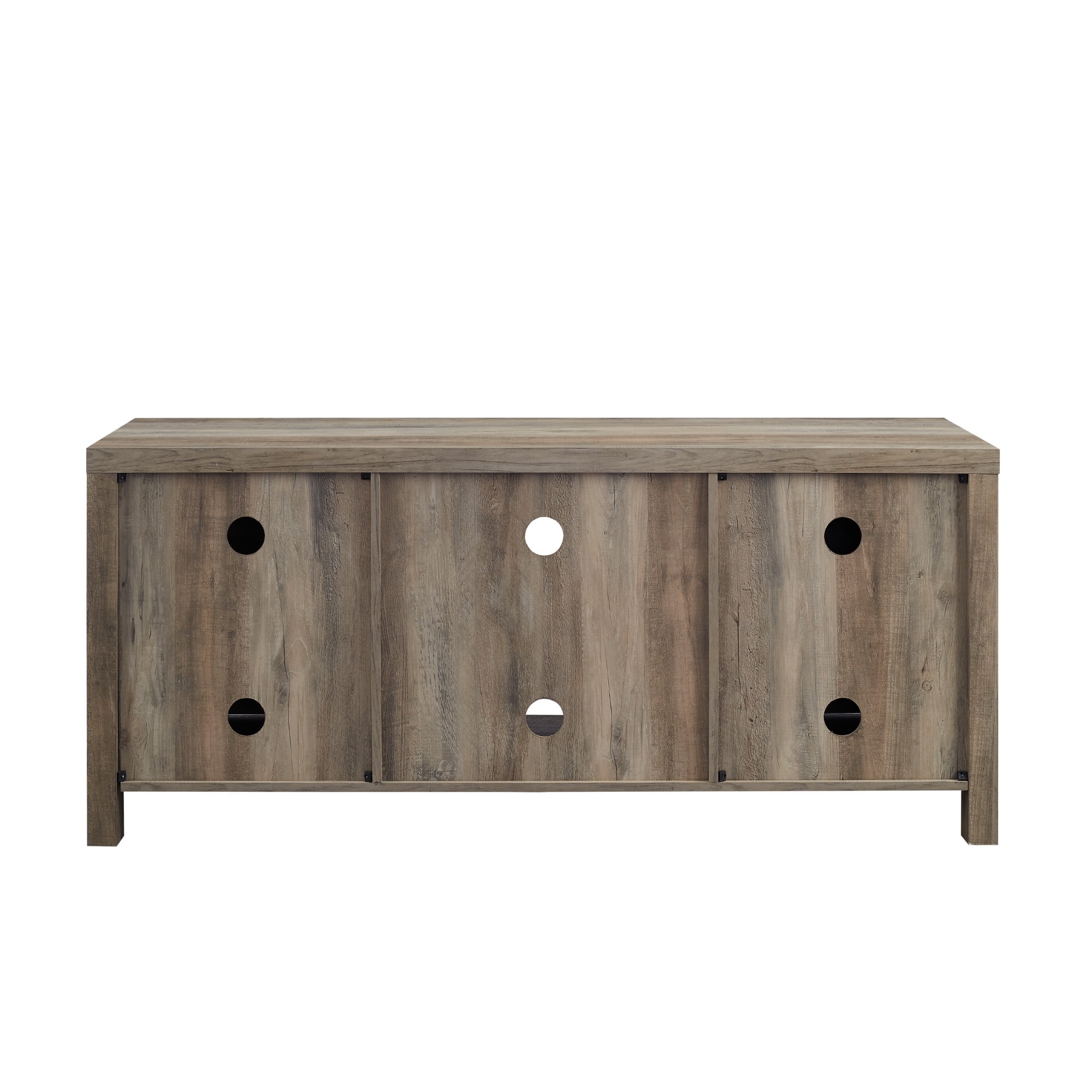 Walker Edison Modern Farmhouse Barn Door TV Stand for TVs up to 65", Grey Wash - Image 15