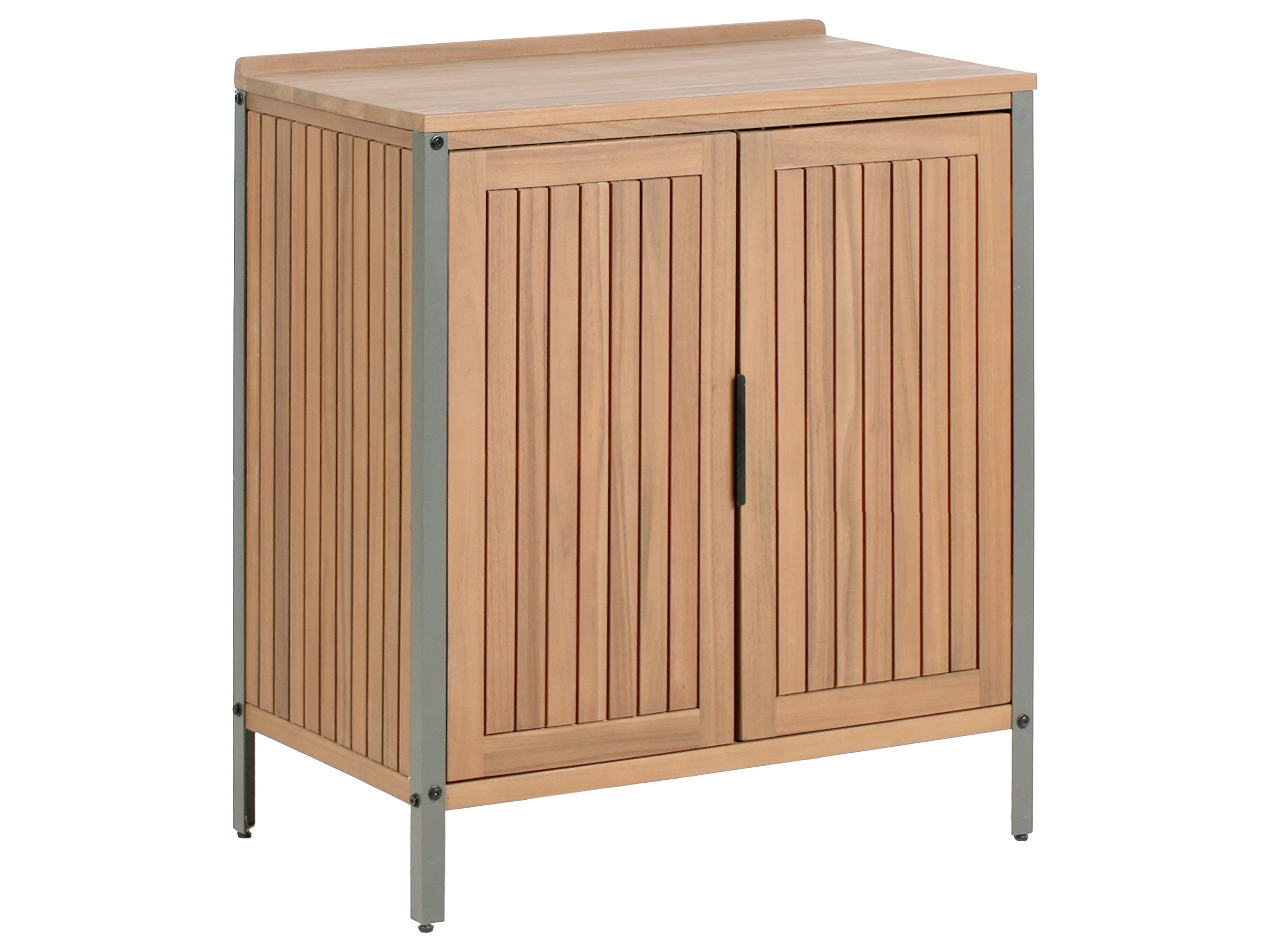 Outdoor Kitchen Cabinet IVREA Certified Acacia Wood Brown