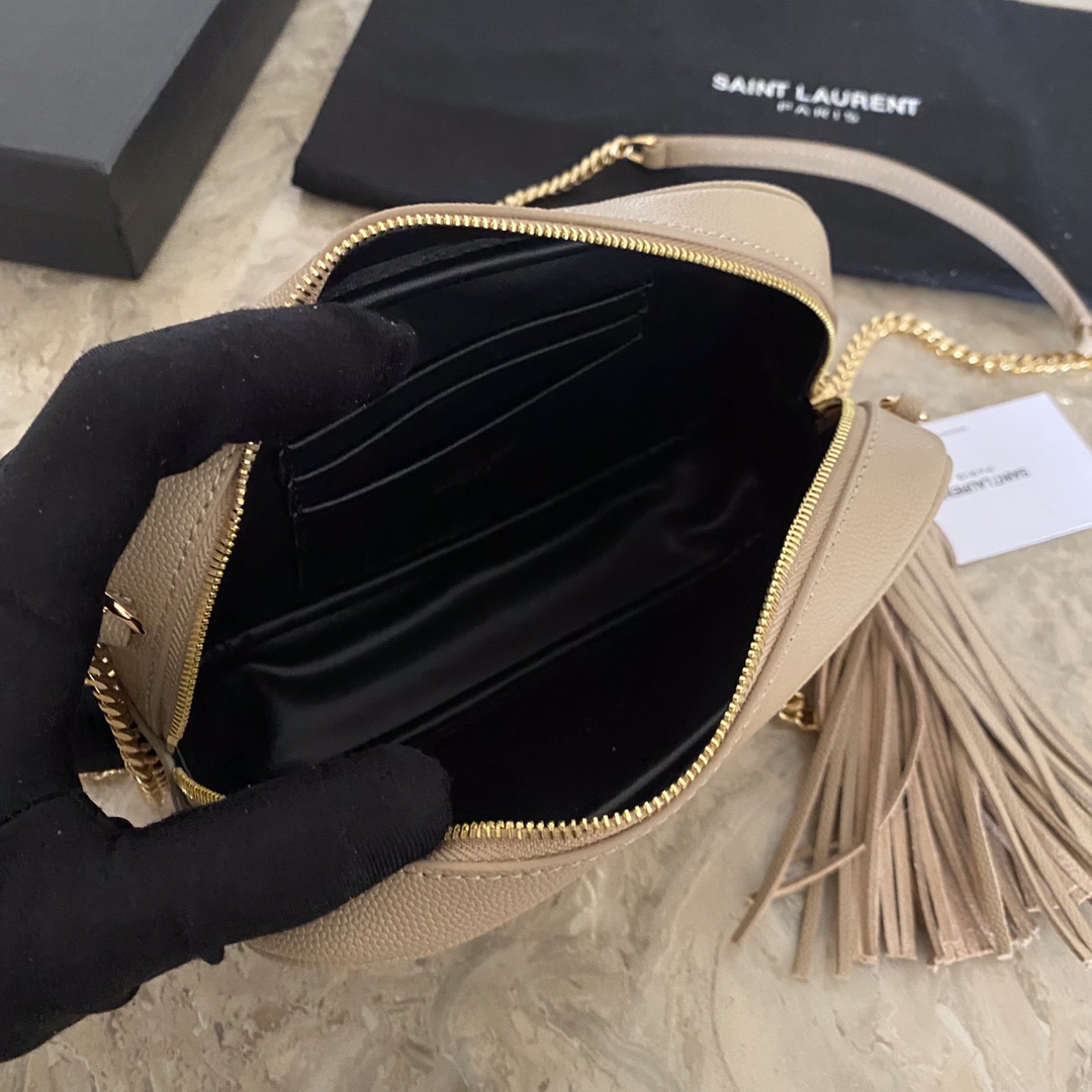 YSL Mini Lou Quilted Leather Camera Bag1:1High-quality replica