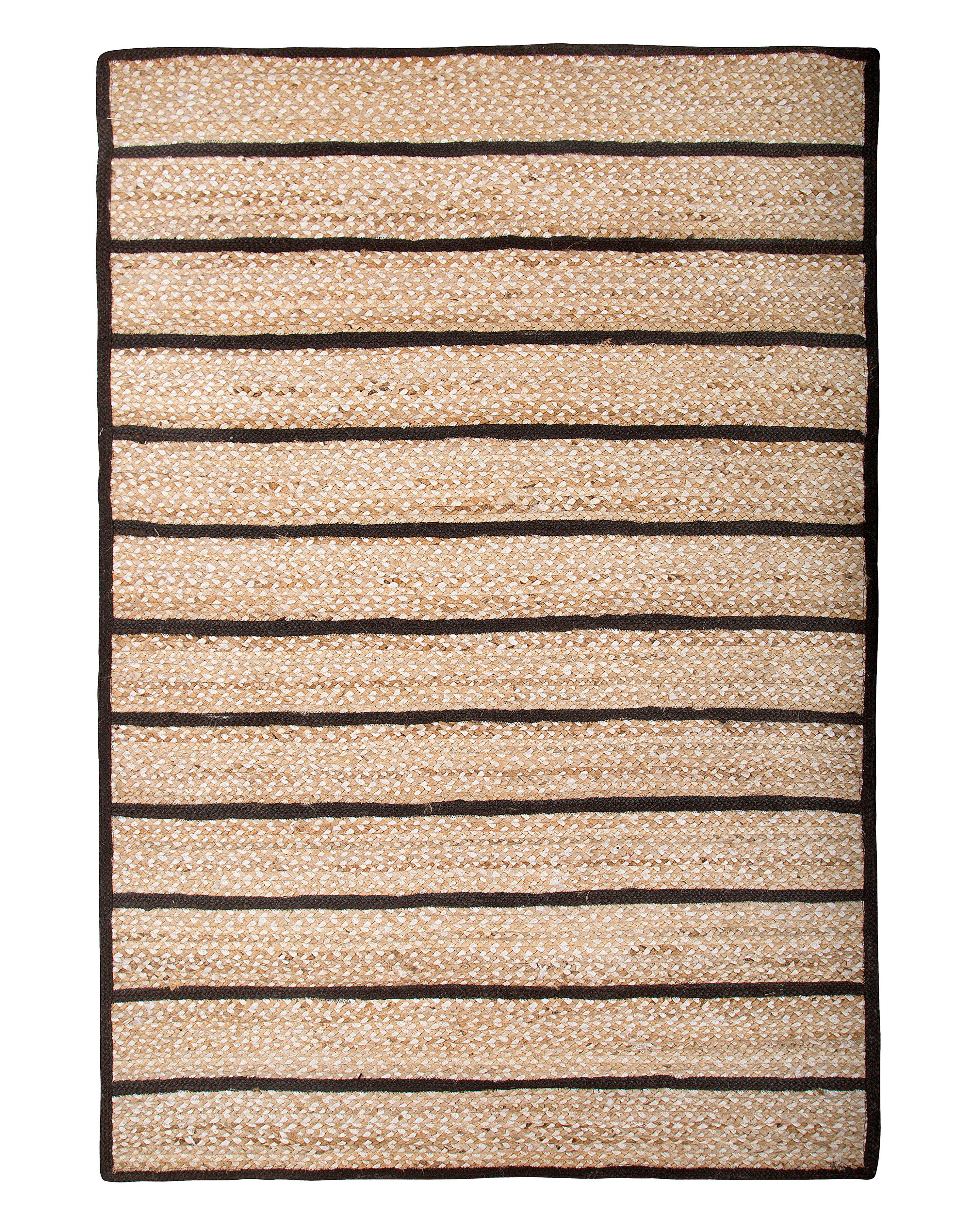 Rug KARADONA Beige 140 x 200 cm Jute
