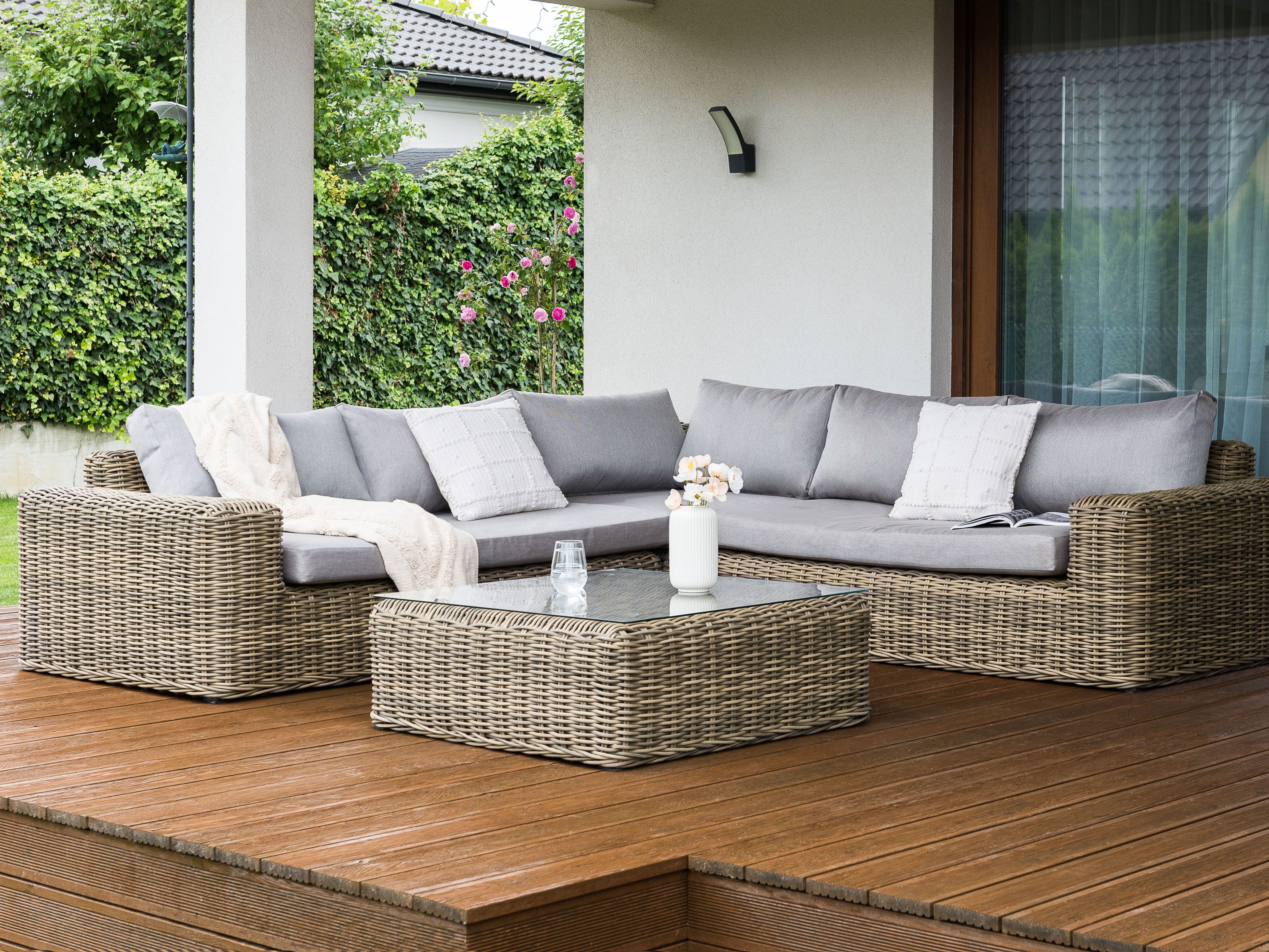 Outdoor Cushion Cover Set PALERMO Grey