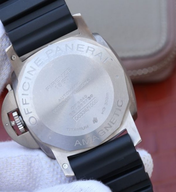 Replica Panerai VSF PAM389 Black Rubber Strap P.9000 - Top club