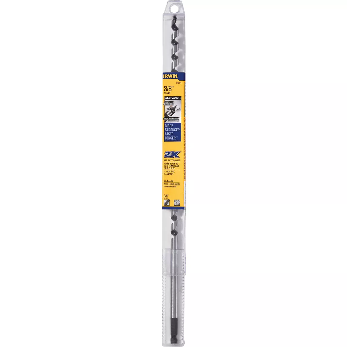 Irwin WeldTec 3/8 In. x 17 In. Quick Change Ship Auger Bit