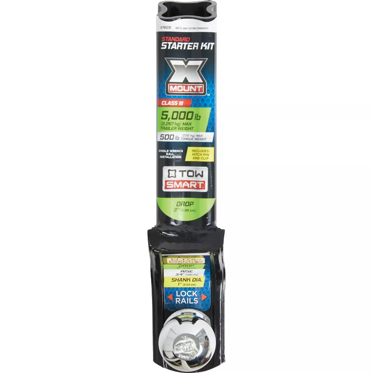 TowSmart X-Mount Class III Starter Kit with 2 In. Drop, 5000 Lb. Capacity
