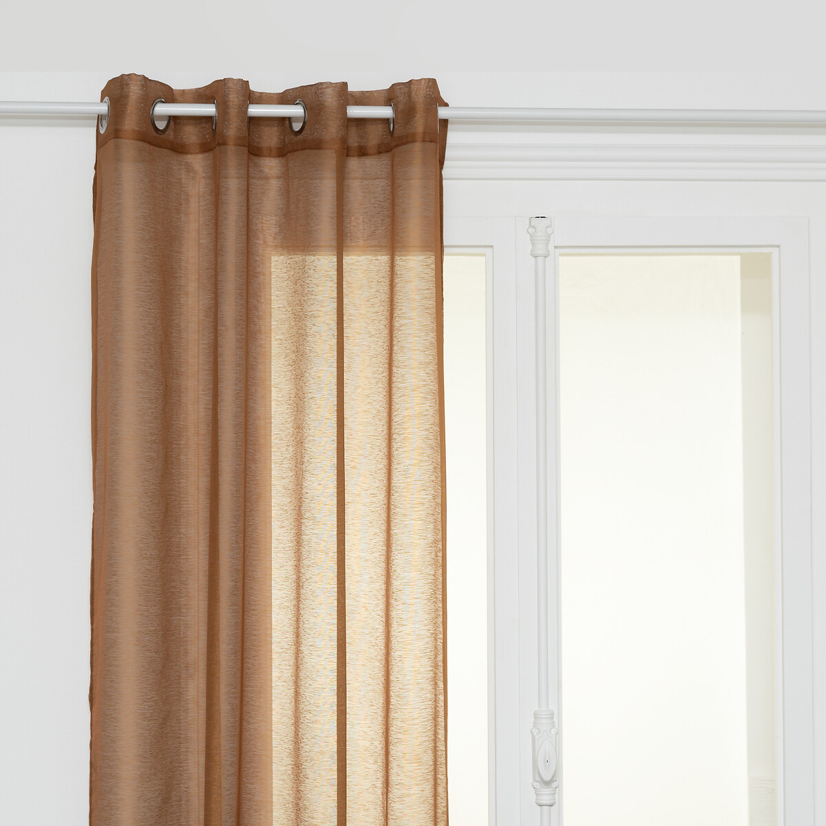 "Moly" sheer curtain Cinnamon, 135x240 cm