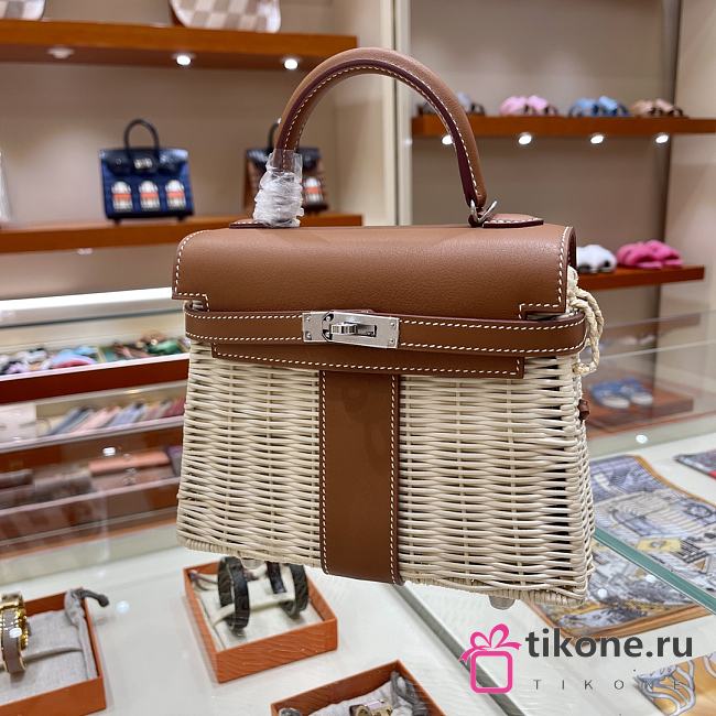 Hermes 25 Kelly Picnic Bag