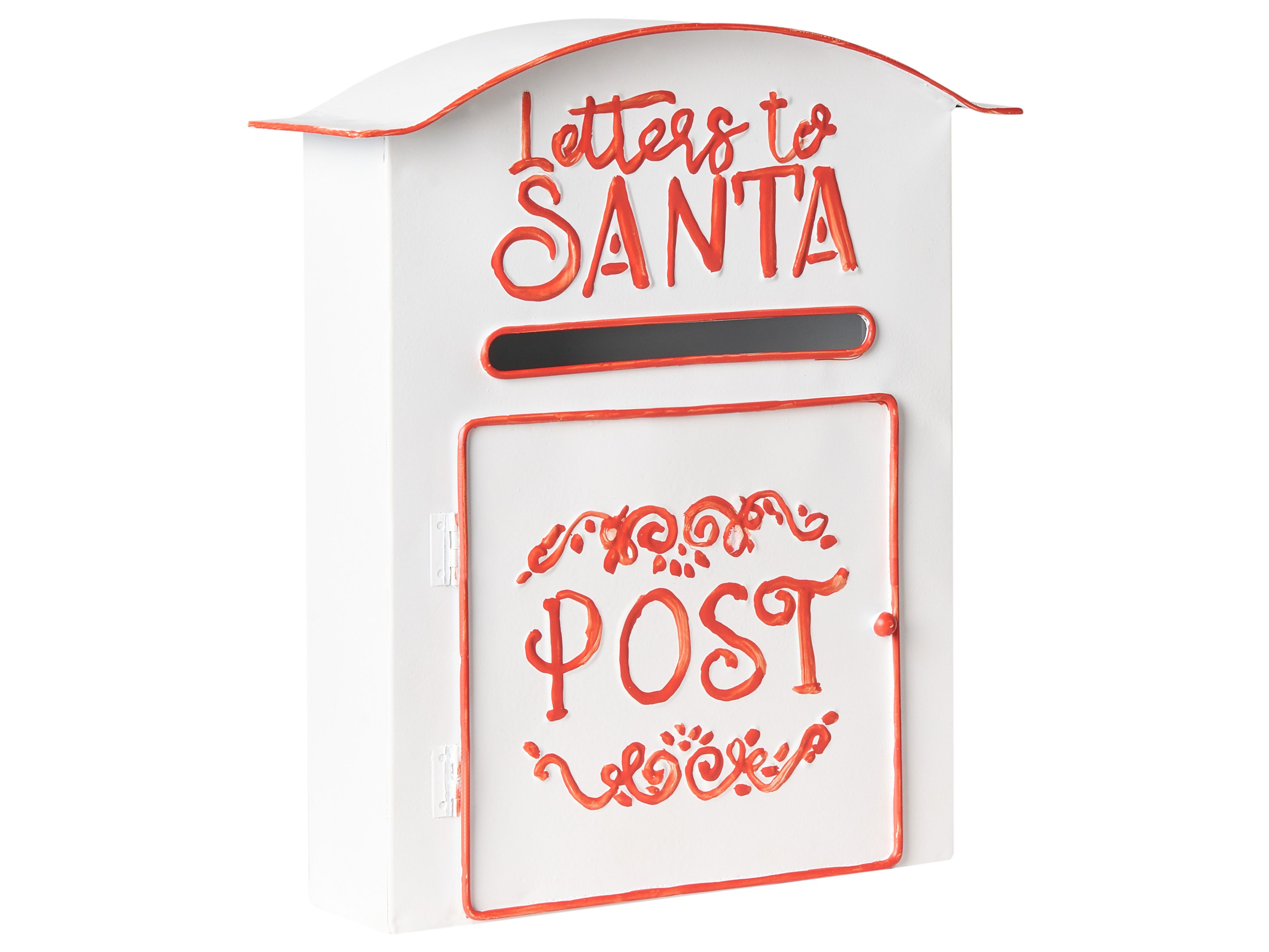 Santa Post Box ESPOO 30 cm White