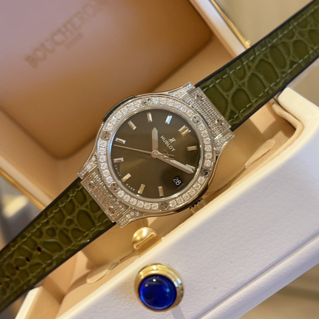 Hublot Classic 33mm High-End Women's Watch(1:1 replica) - Top club