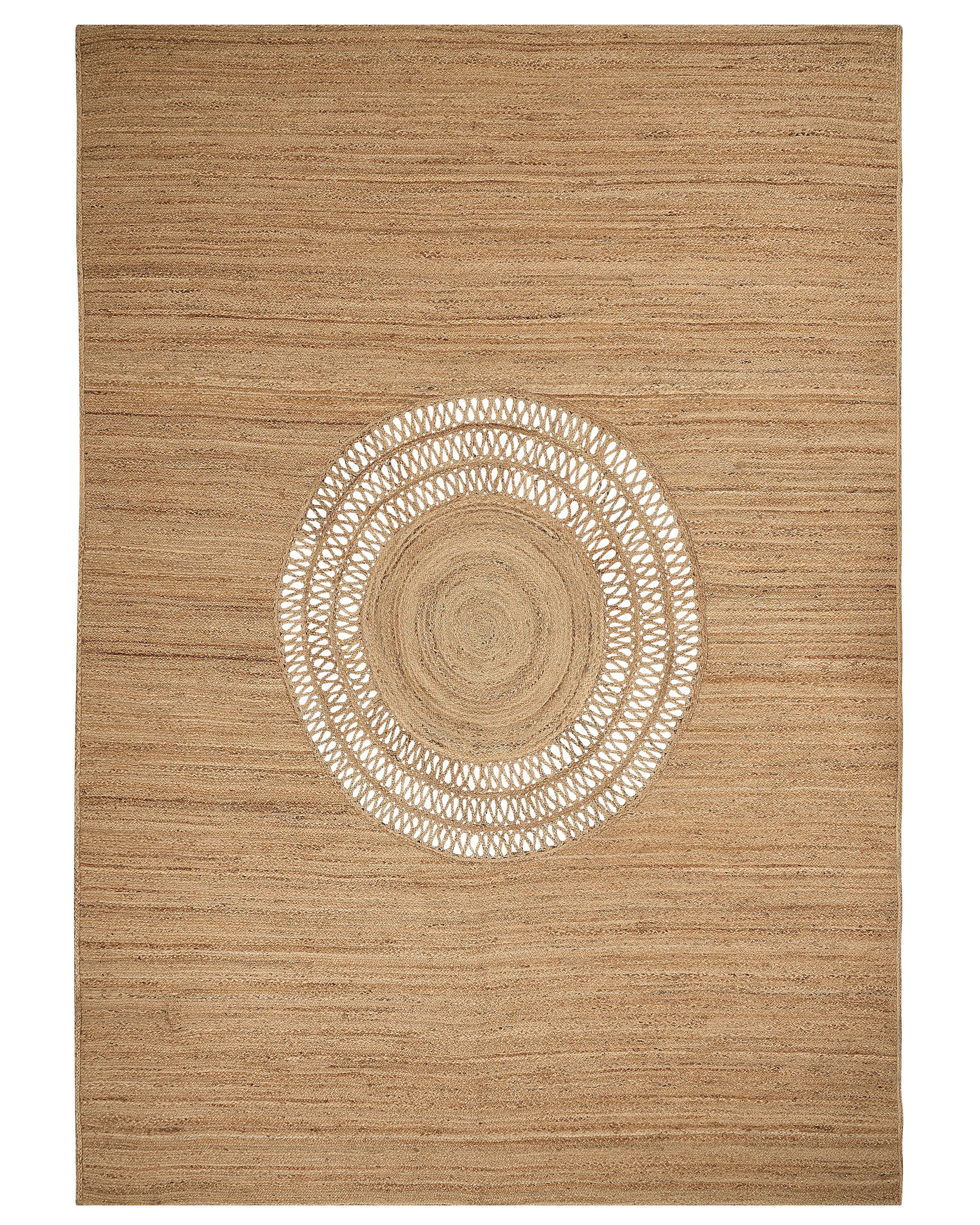 Rug BOGAZOREN Beige 160 x 230 cm Jute