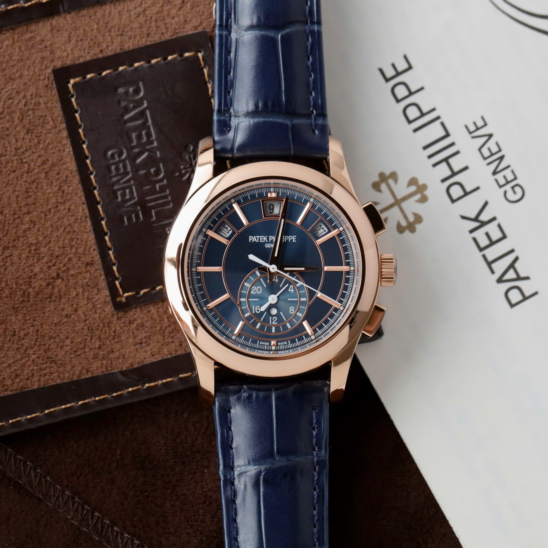 Patek Philippe Complications 5905R Chronograph Best Replicas Blue Dial 41mm - Top club