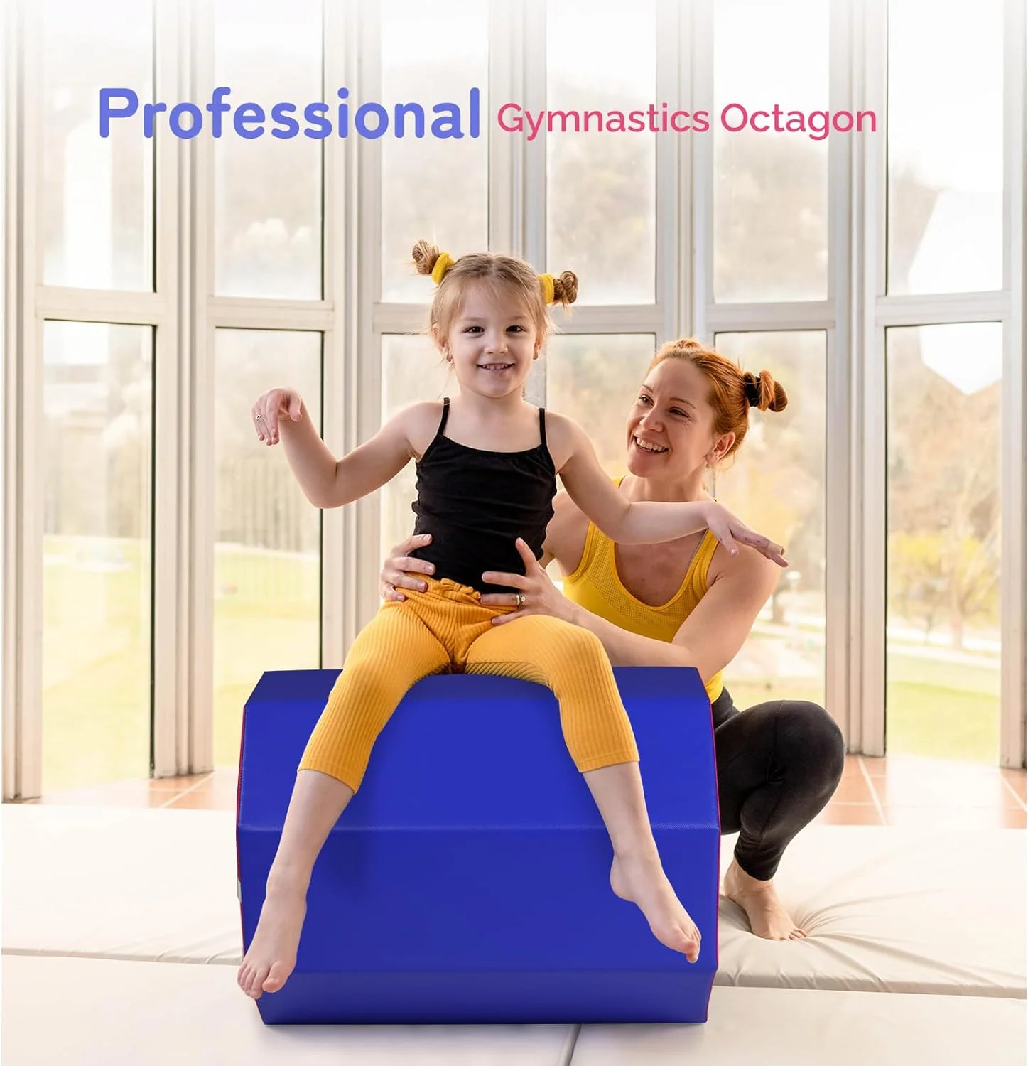 Matladin Octagon Gymnastics Skill Shapes, PVC Pink, 9.7 lb - Image 16