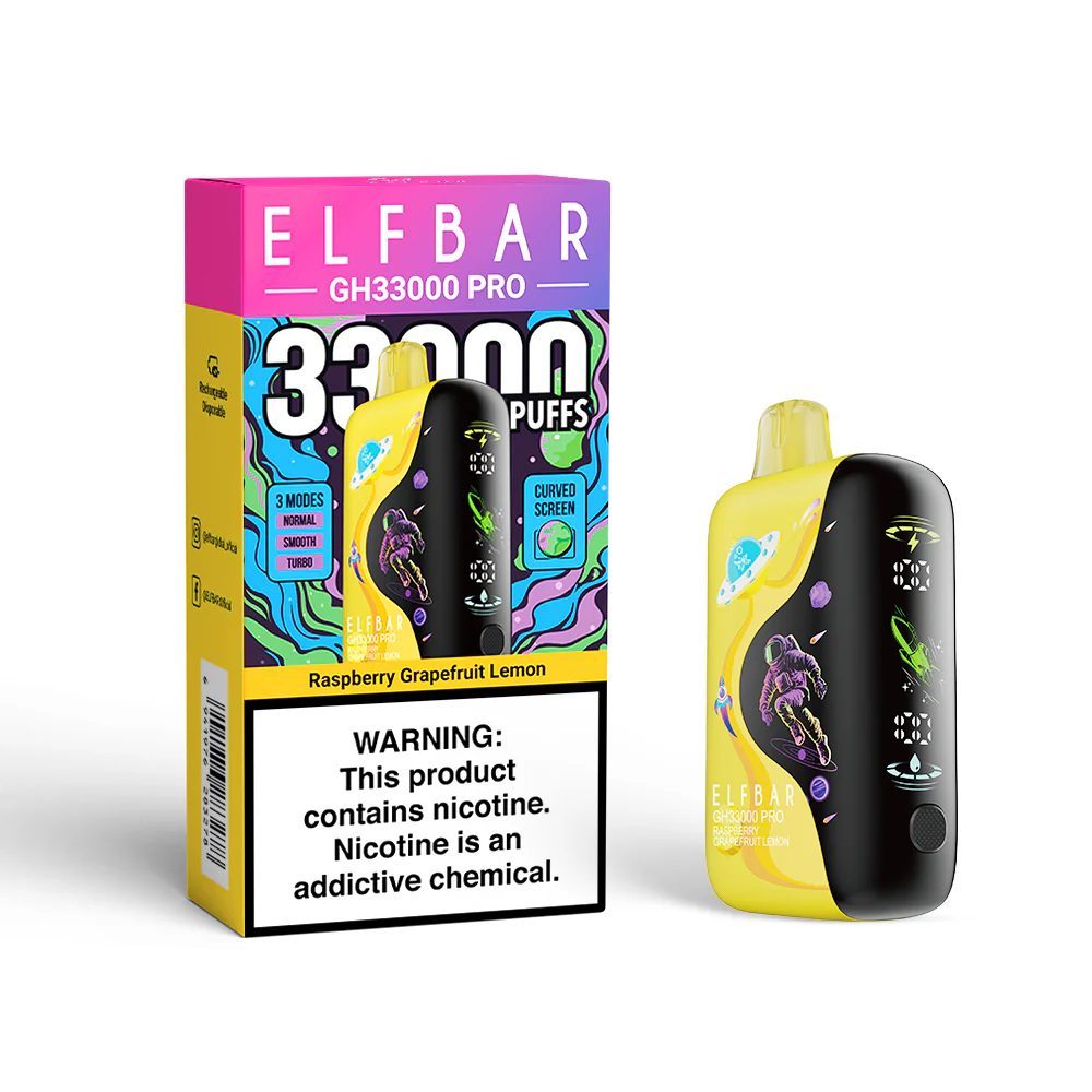 ELFBAR GH33000 PRO ładowalny jednorazowy e-papieros (wszystkie smaki)