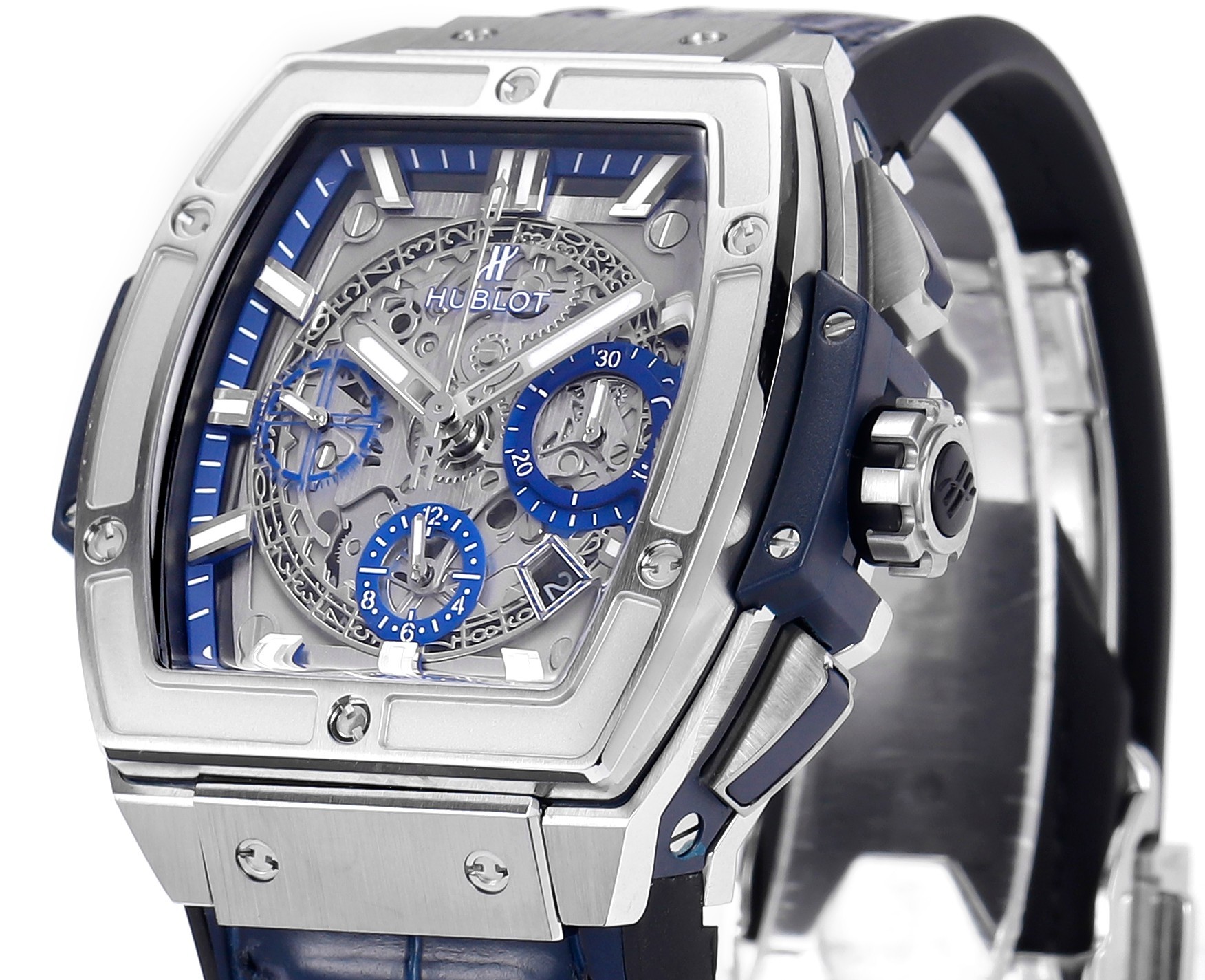 Hublot SPIRIT OF BIG BANG Chronograph, 45 mm Textured rubber strap(1:1 replica) - Top club