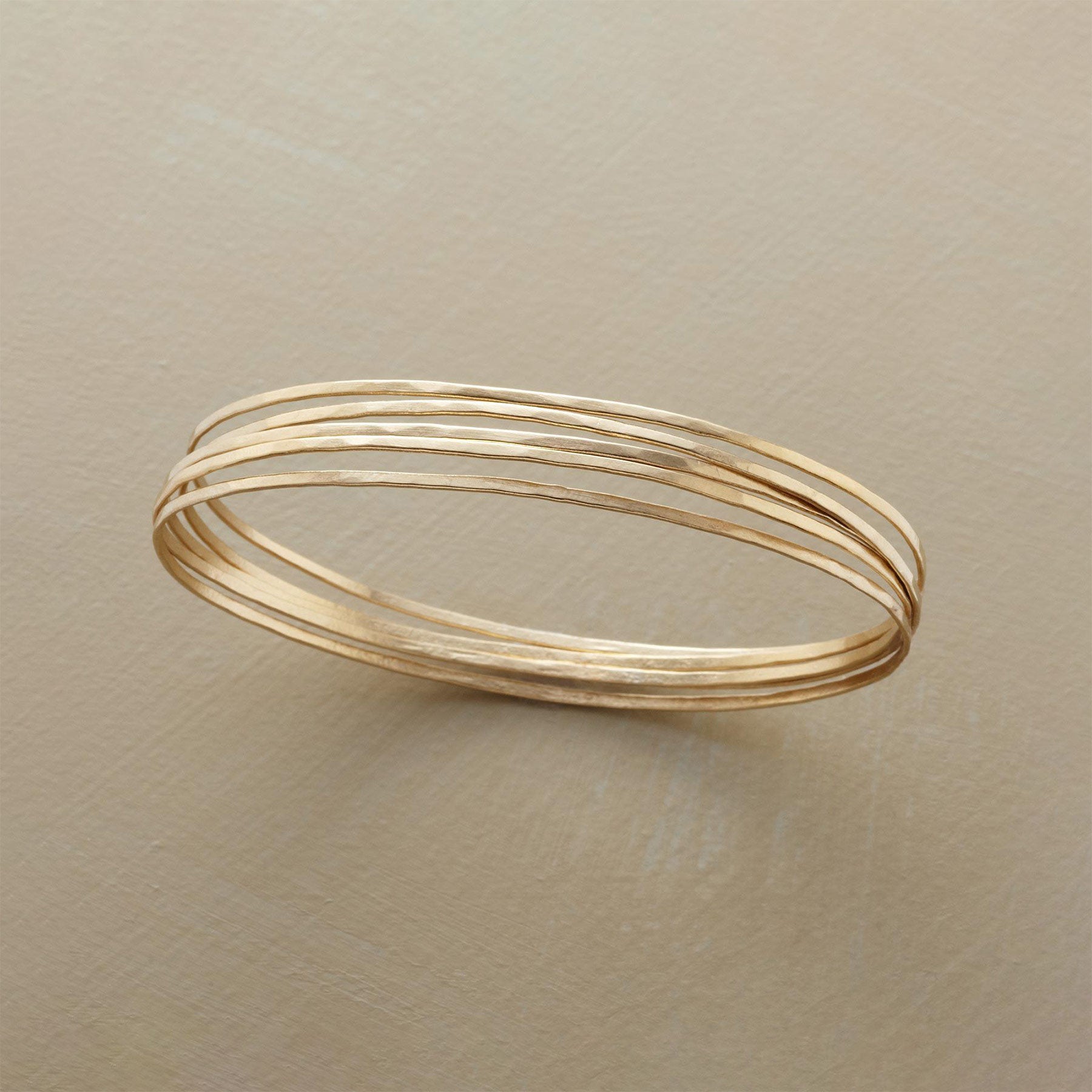 Golden Orbit Bangle Bracelets - Sundance Clothing