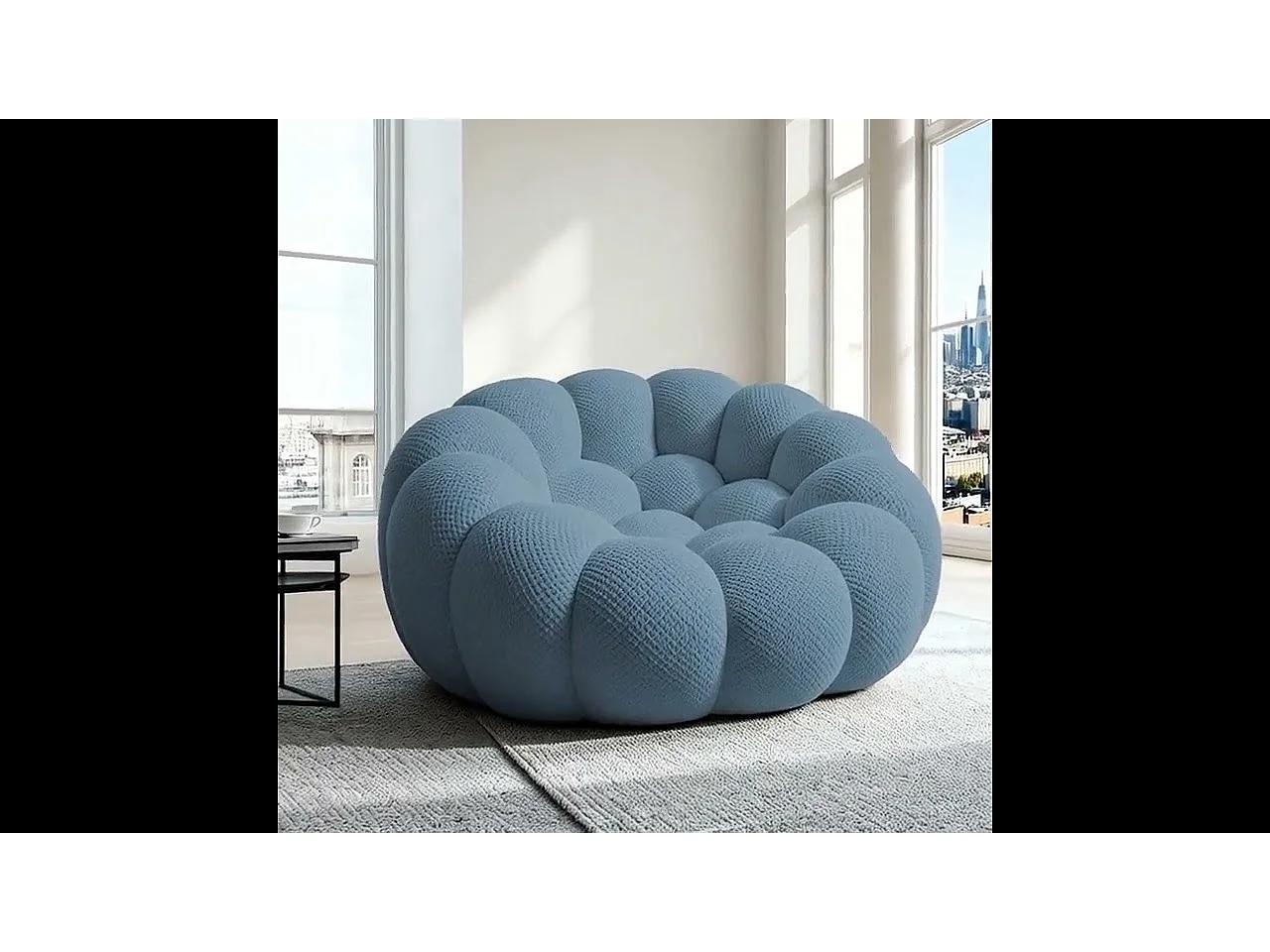 Coco Living Fauteuil Cocoon 1 place - bleu