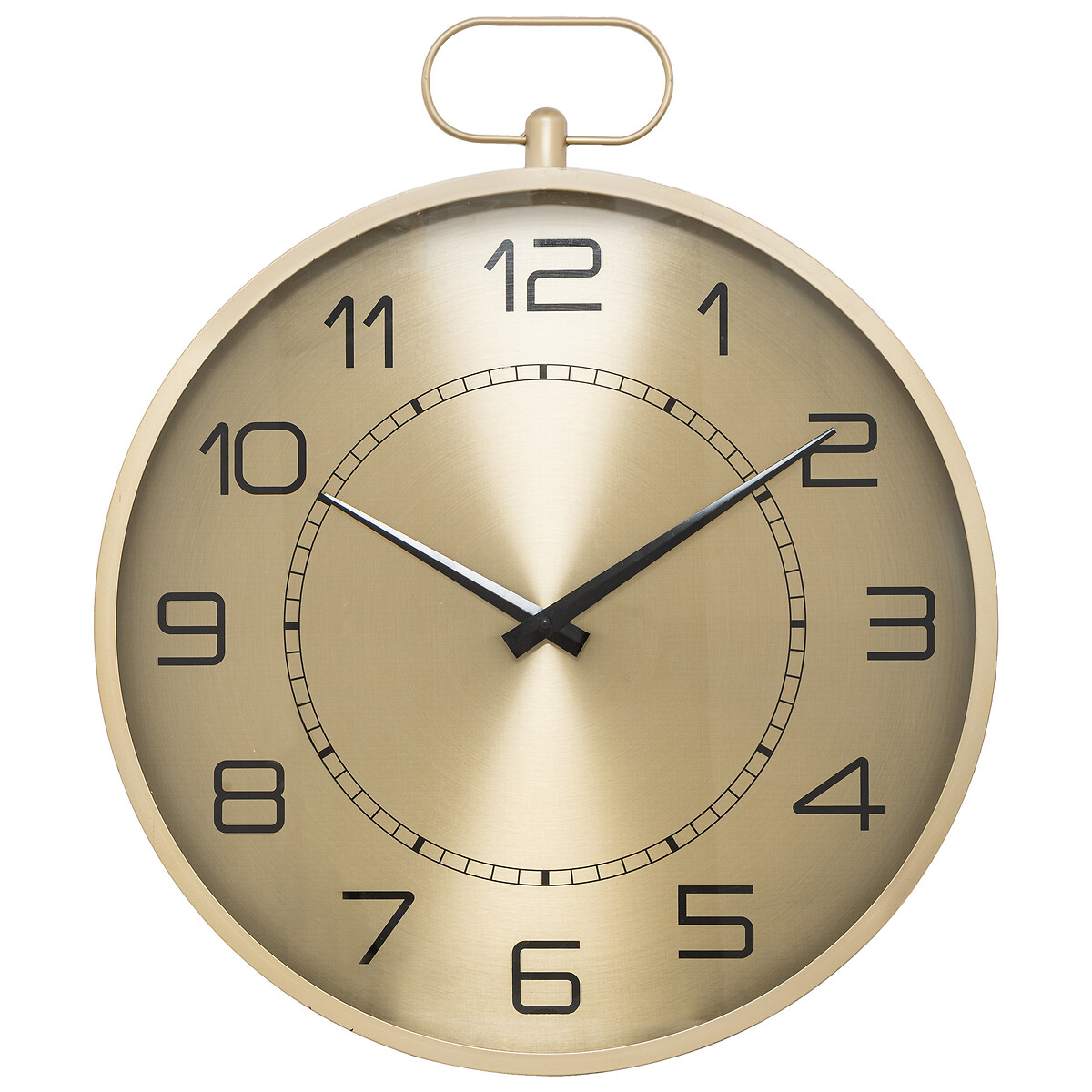 Pocket clock "Irina" Gold-tone metal, D.53 cm