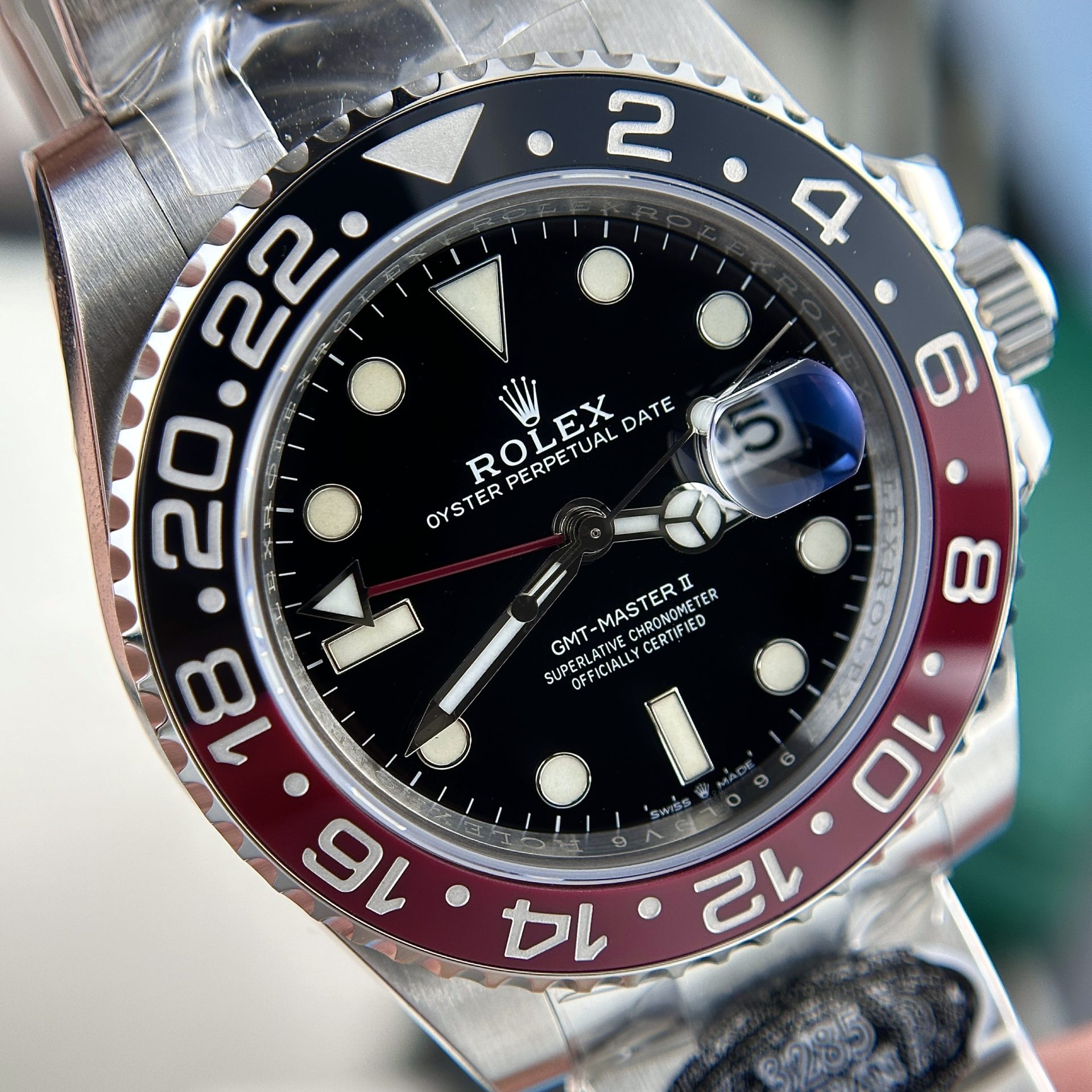 Rolex Best Replica Watch GMT-Master II Coke Black Dial Clean Factory 40mm - Top club
