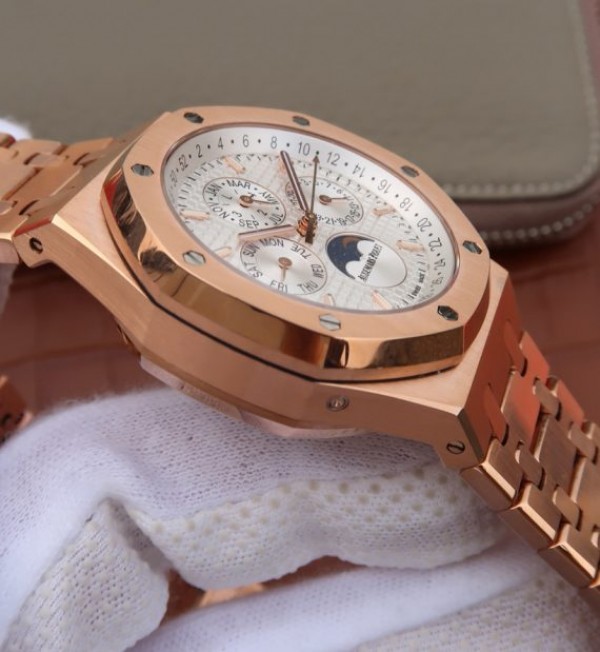 Replica Audemars Piguet JF Royal Oak 41mm 26574 RG White Dial A5134 - Top club