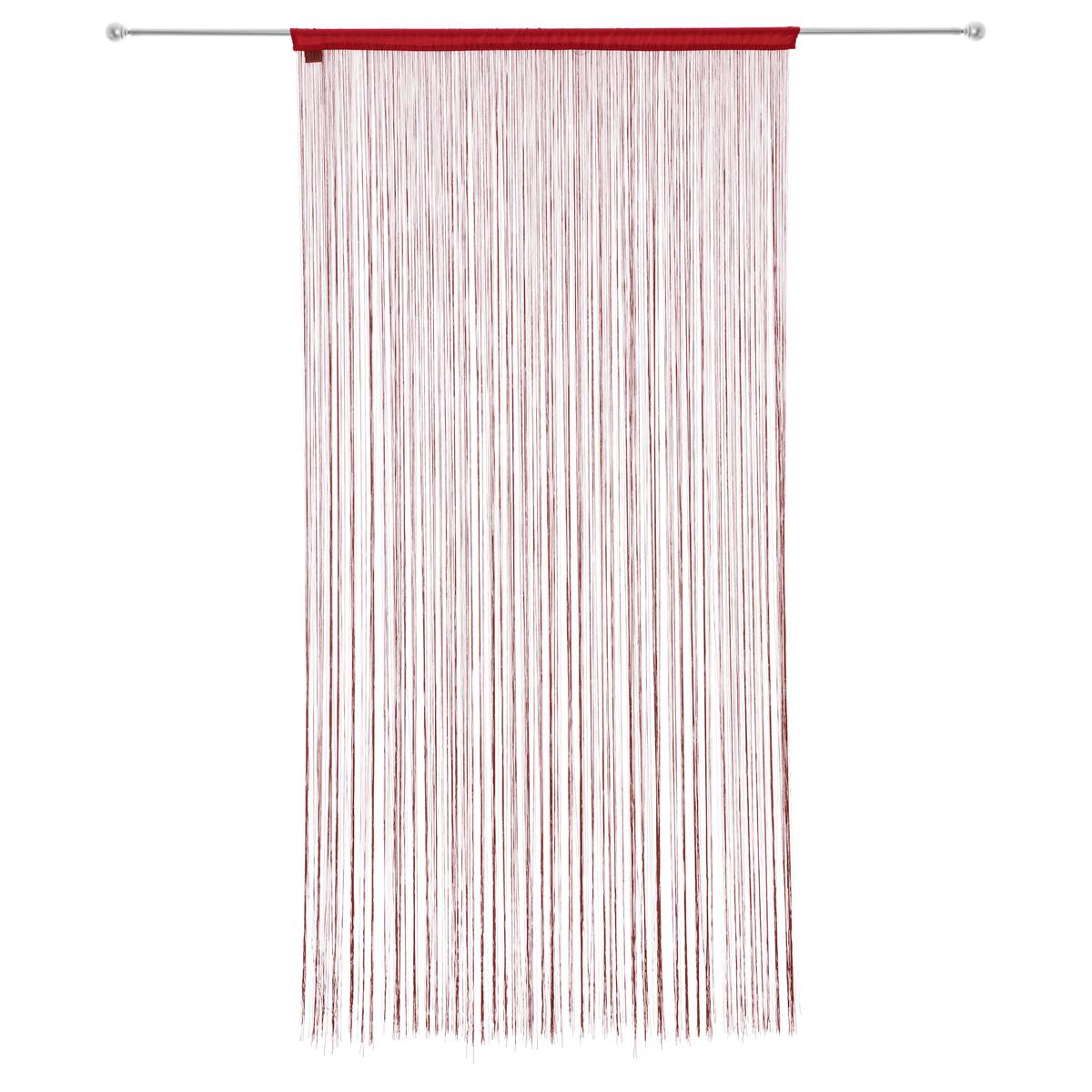 Thread curtain Red, 90x200 cm