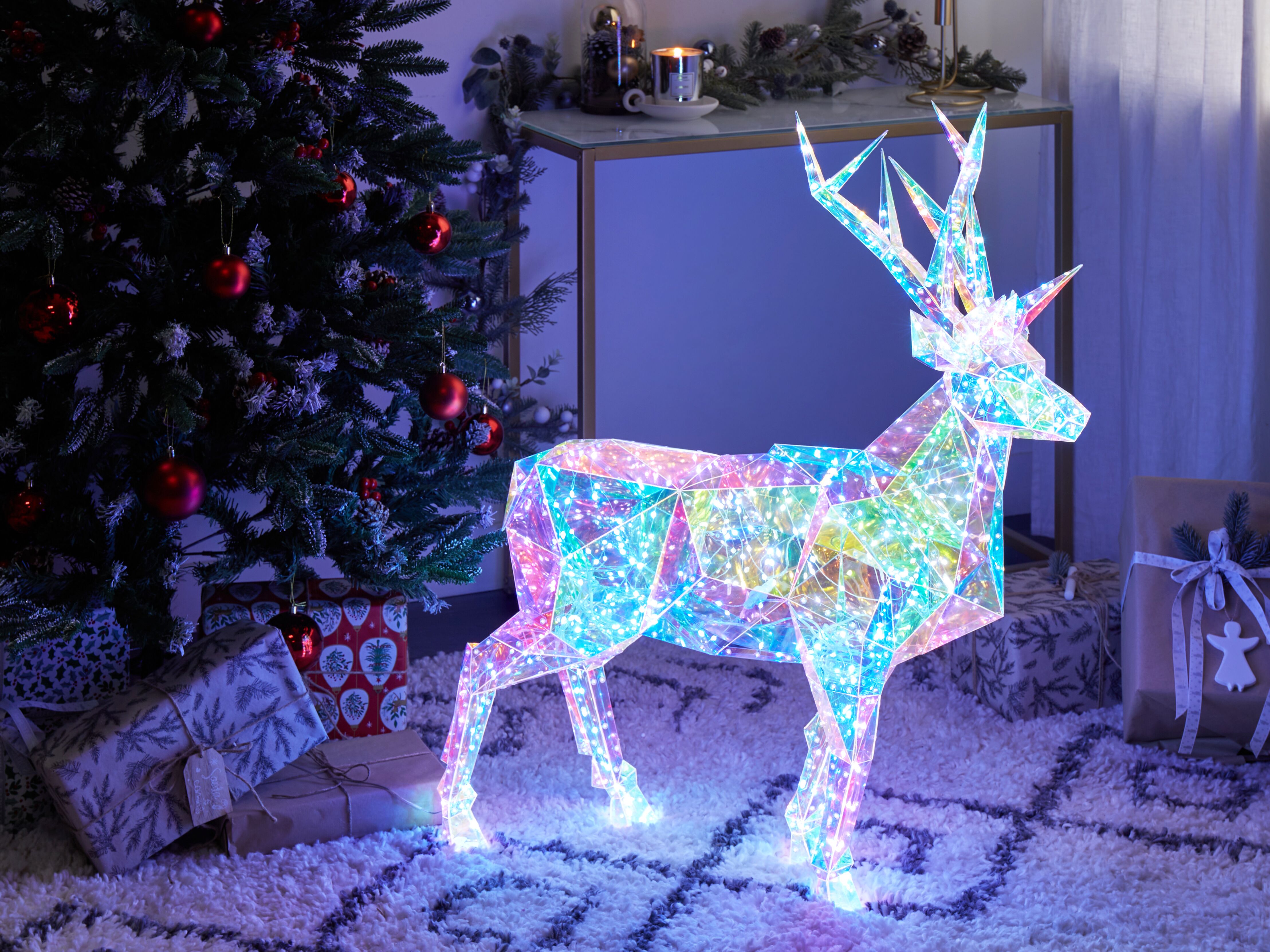 Outdoor Decoration LED POLARIS Reindeer 90 cm Multicolour