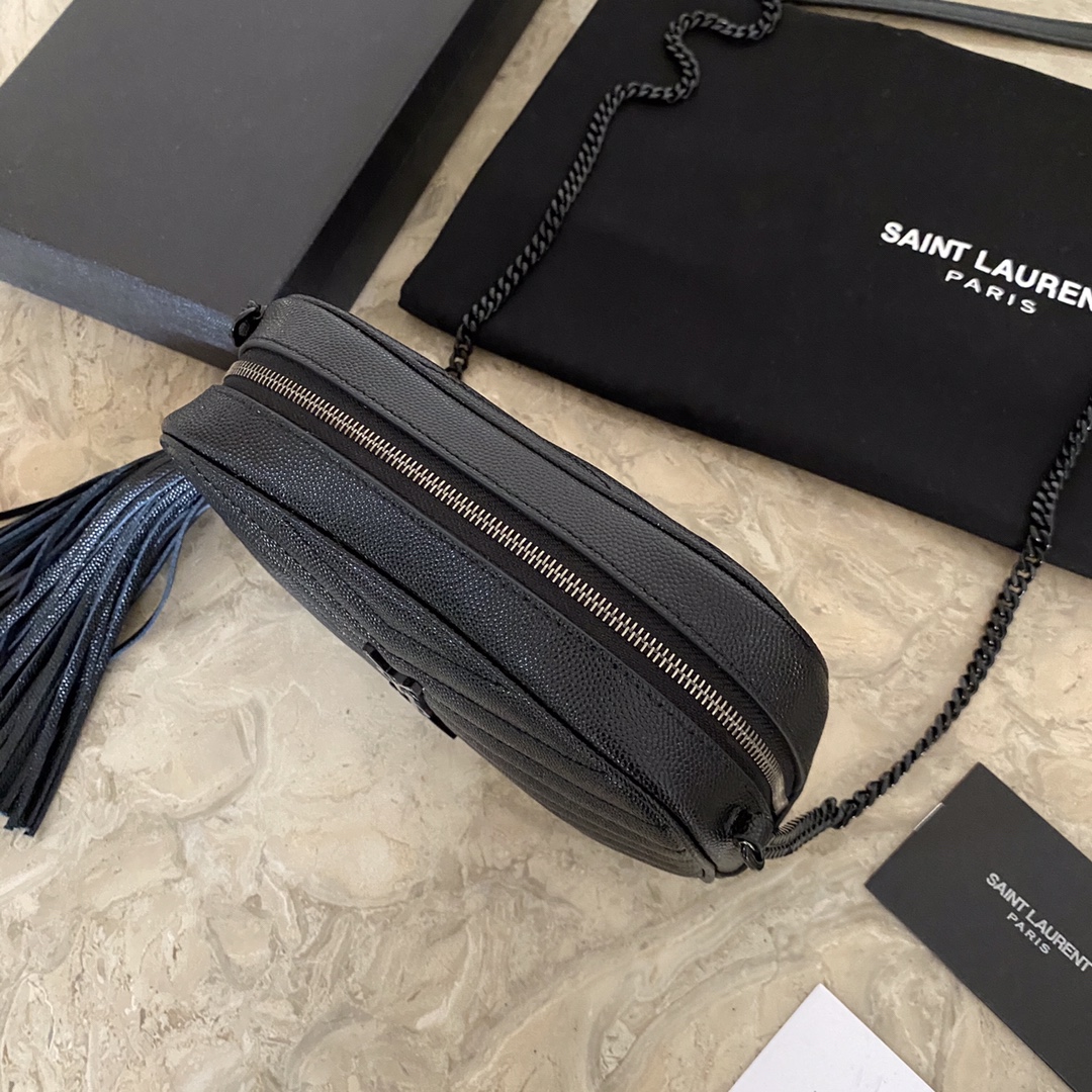 YSL Mini Lou Quilted Leather Camera Bag1:1High-quality replica