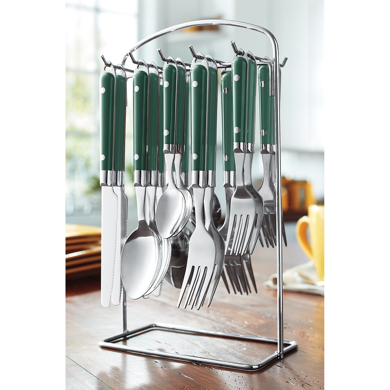 20-Piece Hanging Flatware Set - MIDNIGHT VELVET CATALOG