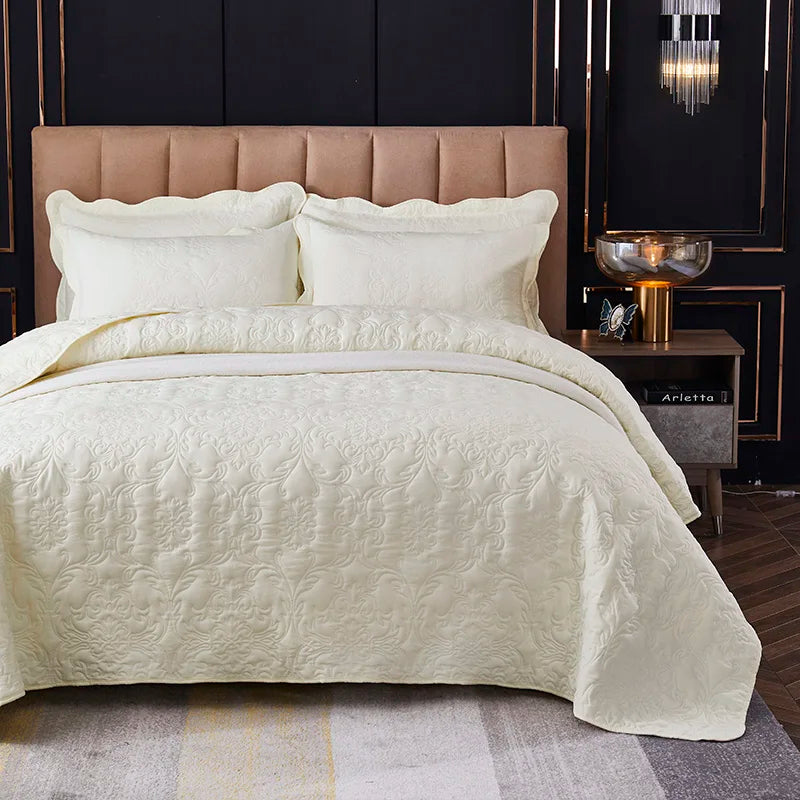 ElegantTouch - Wit Geïmpregneerd Katoenen Quilt