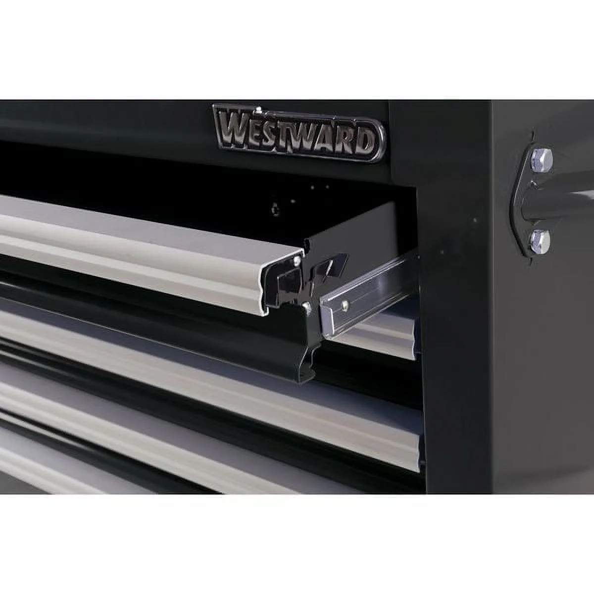 Westward Rolling Tool Cabinet, Black,Heavy Duty 32H892 - Image 2
