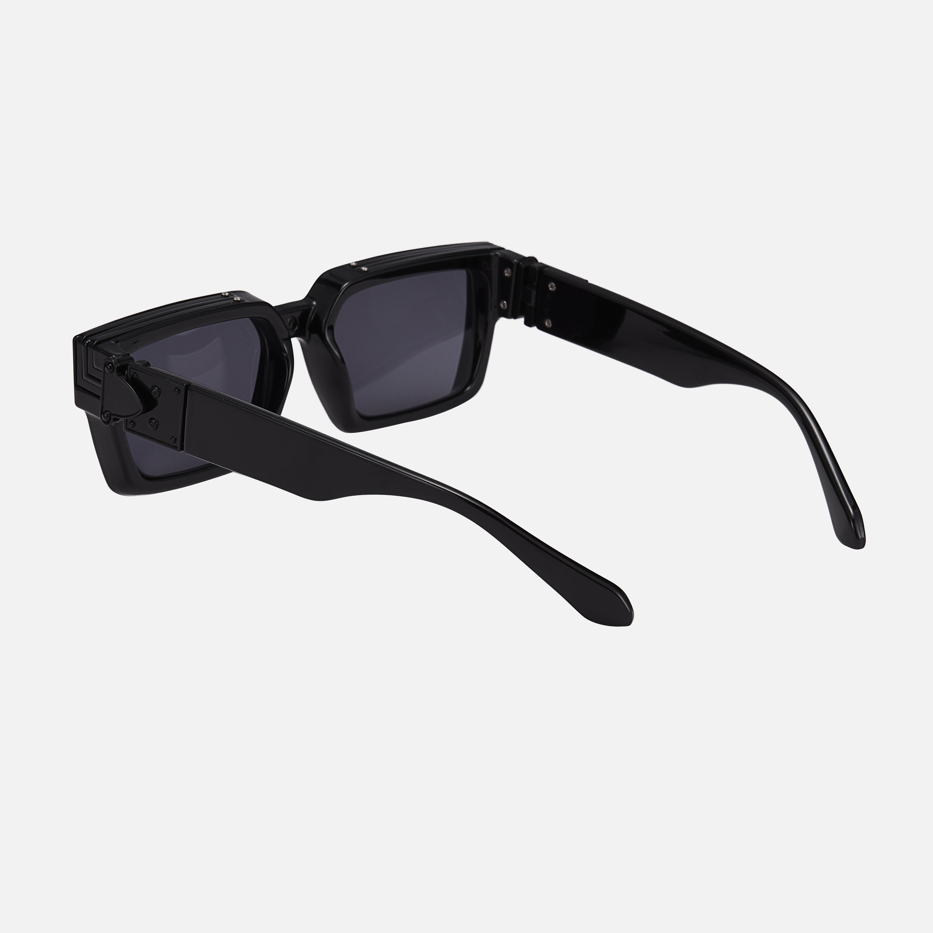Gepolariseerde Unisex Zonnebril met UV-400 Bescherming – Stijlvol Zwart Vierkant Ontwerp, Krasbestendige Lenzen