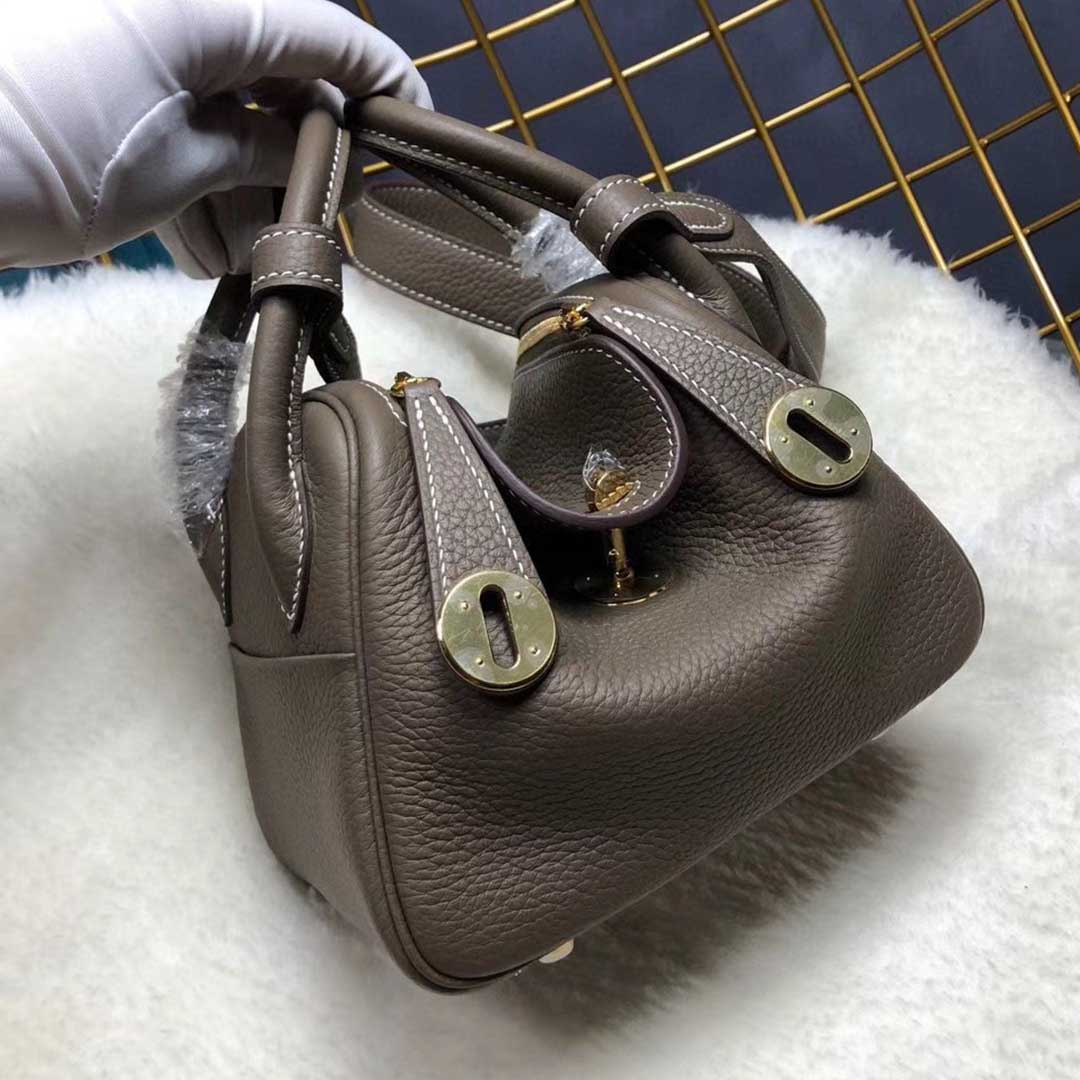Replica Hermes Aaa-Lindy Mini Bag H079086Ck37 Black/Red/Grey1:1High-quality replica