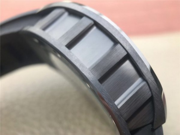 Replica Richard Mille RM011 Black Ceramic PVD Chrono Skeleton Dial Black Rubber Strap A7750 - Top club