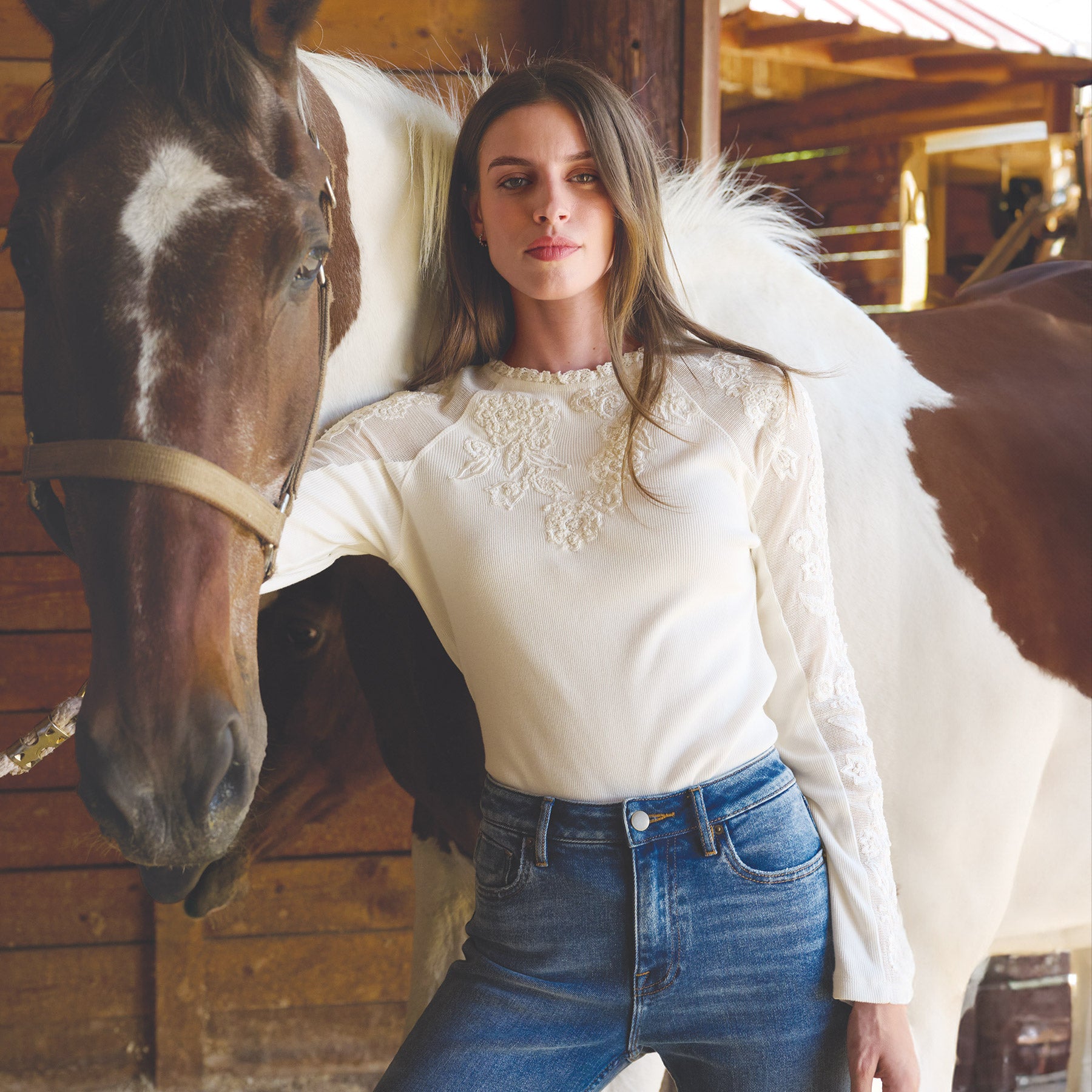 Josephine Embroidered Top, Petite - Sundance Clothing