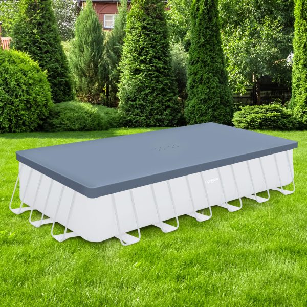 Rectangular Pool Cover, Gray, 24in - For Oasis & Activity Pools - Image 2 Rectangular Pool Cover, Gray, 24in - For Oasis & Activity Pools - Image 2