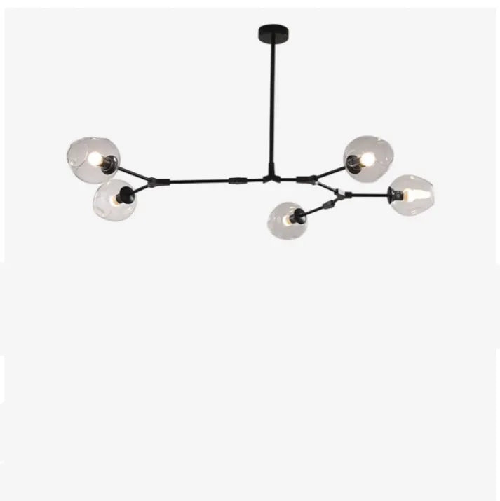 Sputnik Hanglamp met Glazen Bubbels - moderne uitstraling - unieke bubbels - sfeervolle verlichting -