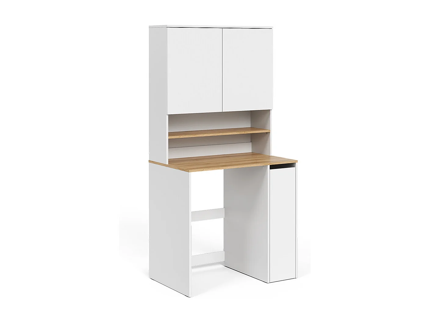 Armoire machine à laver blanc/artisan 93.6x60.3x88.2 viktor