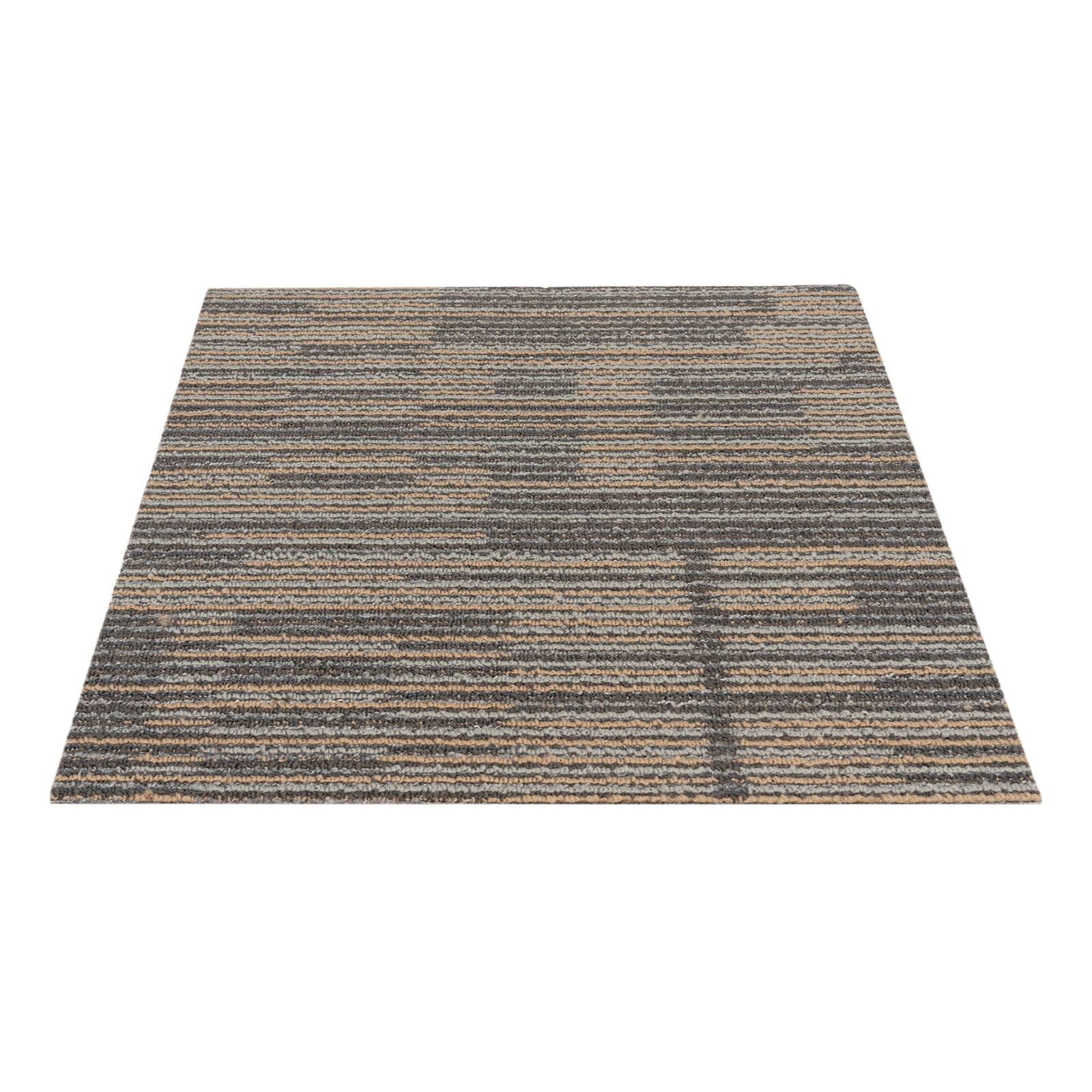 20Pcs Modern Square Carpets 20x20-inch Repeated Use Floor Tile Washable Mats 5.5mm Thickness Carpet for Cement Wood Ceramic Tiles and Flooring