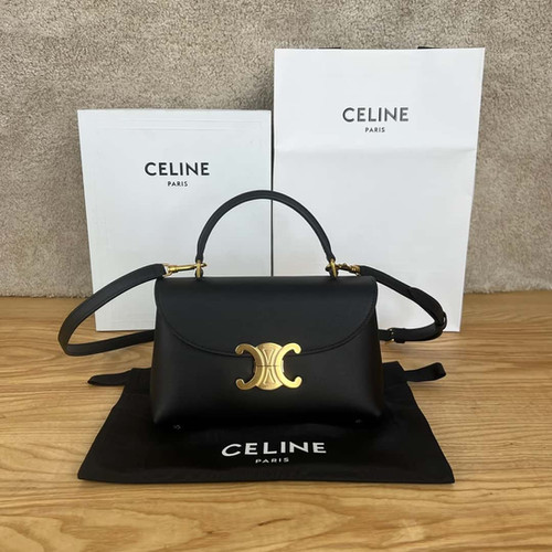 CELINE NINO Small Soft Cow Leather Handbag
