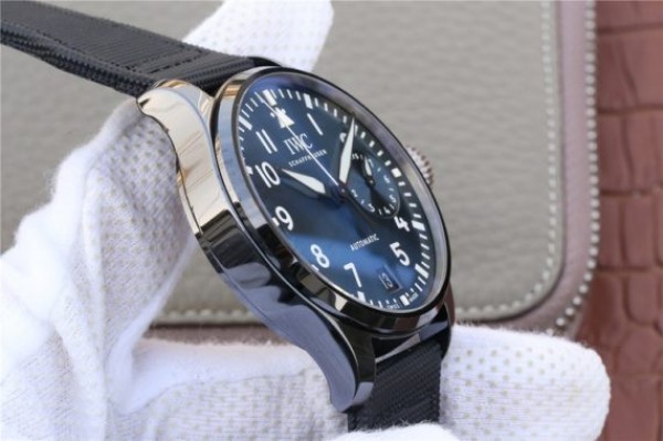 Replica IWC Big Pilot Real PR IW502003 Real Ceramic BOUTIQUE RODEO DRIVE ZF V2 Calfskin Strap A51111 - Top club