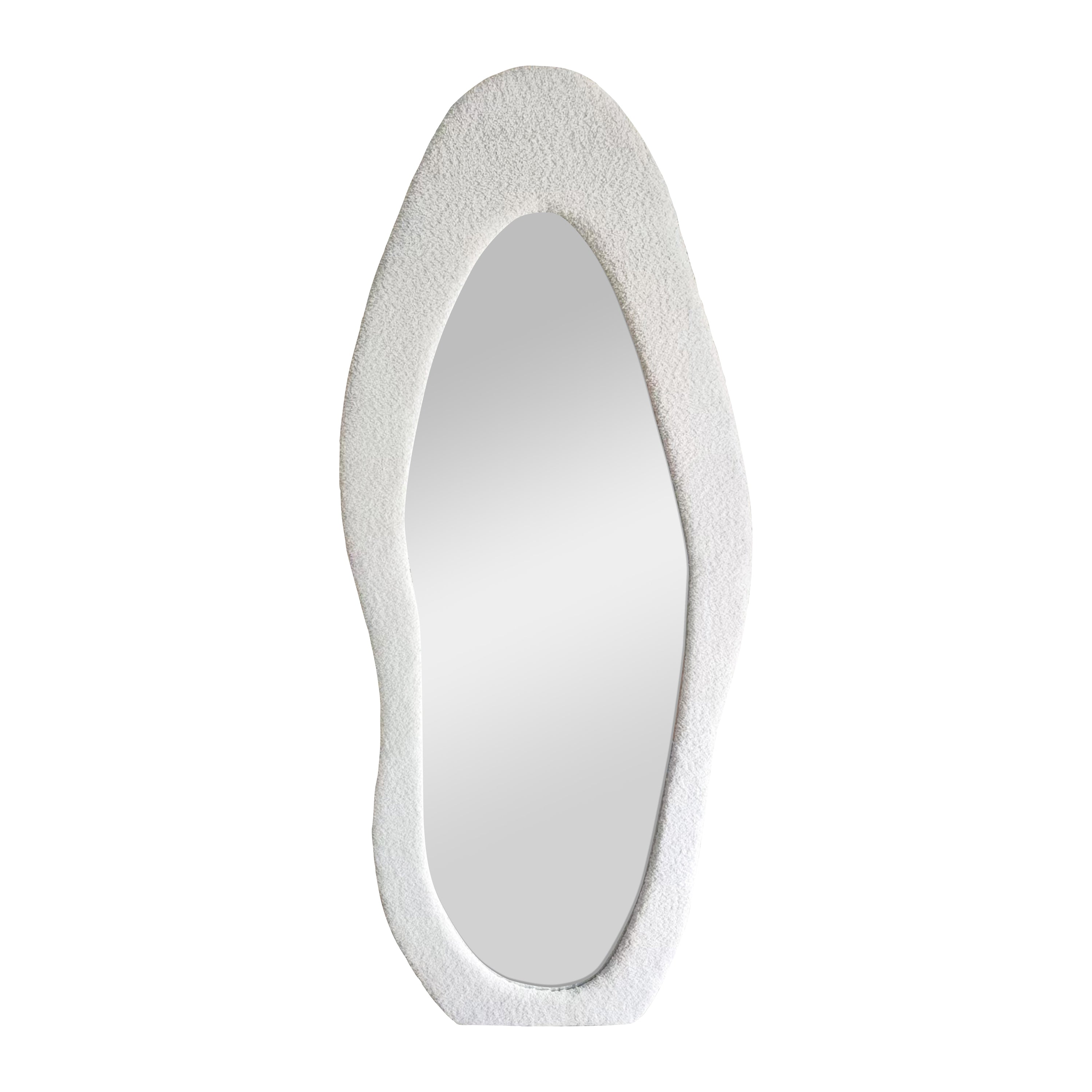 Blokker Flou Spiegel - Bouclé - Crème