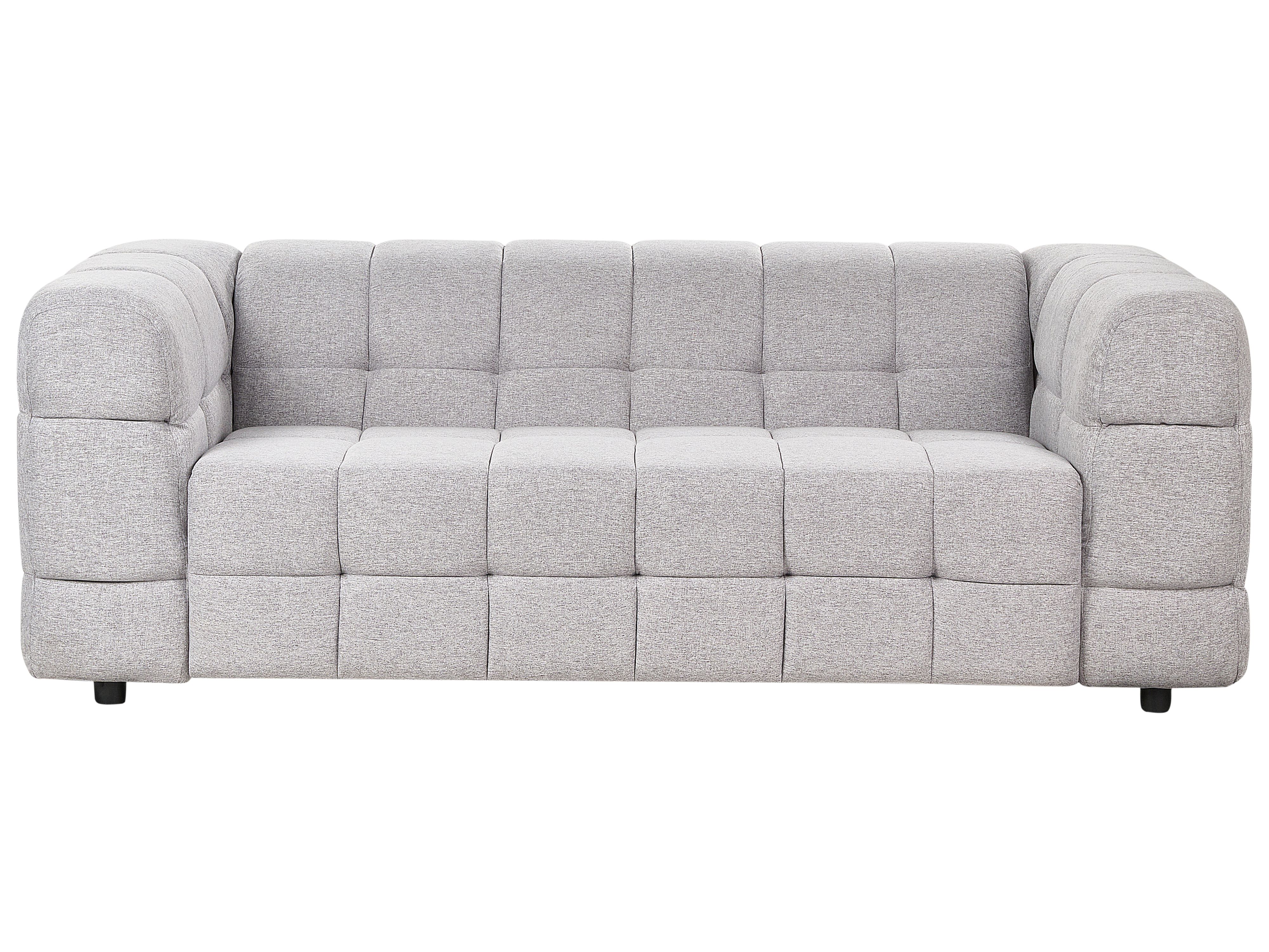 Sofa 3 Seater MULLOLA Fabric Light Grey