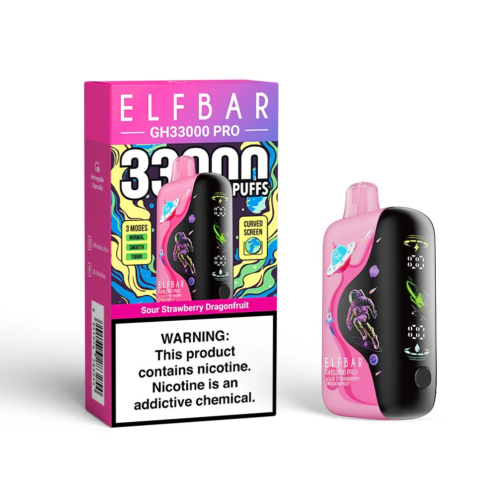 ELFBAR GH33000 PRO vape usa e getta ricaricabile (tutti i gusti)