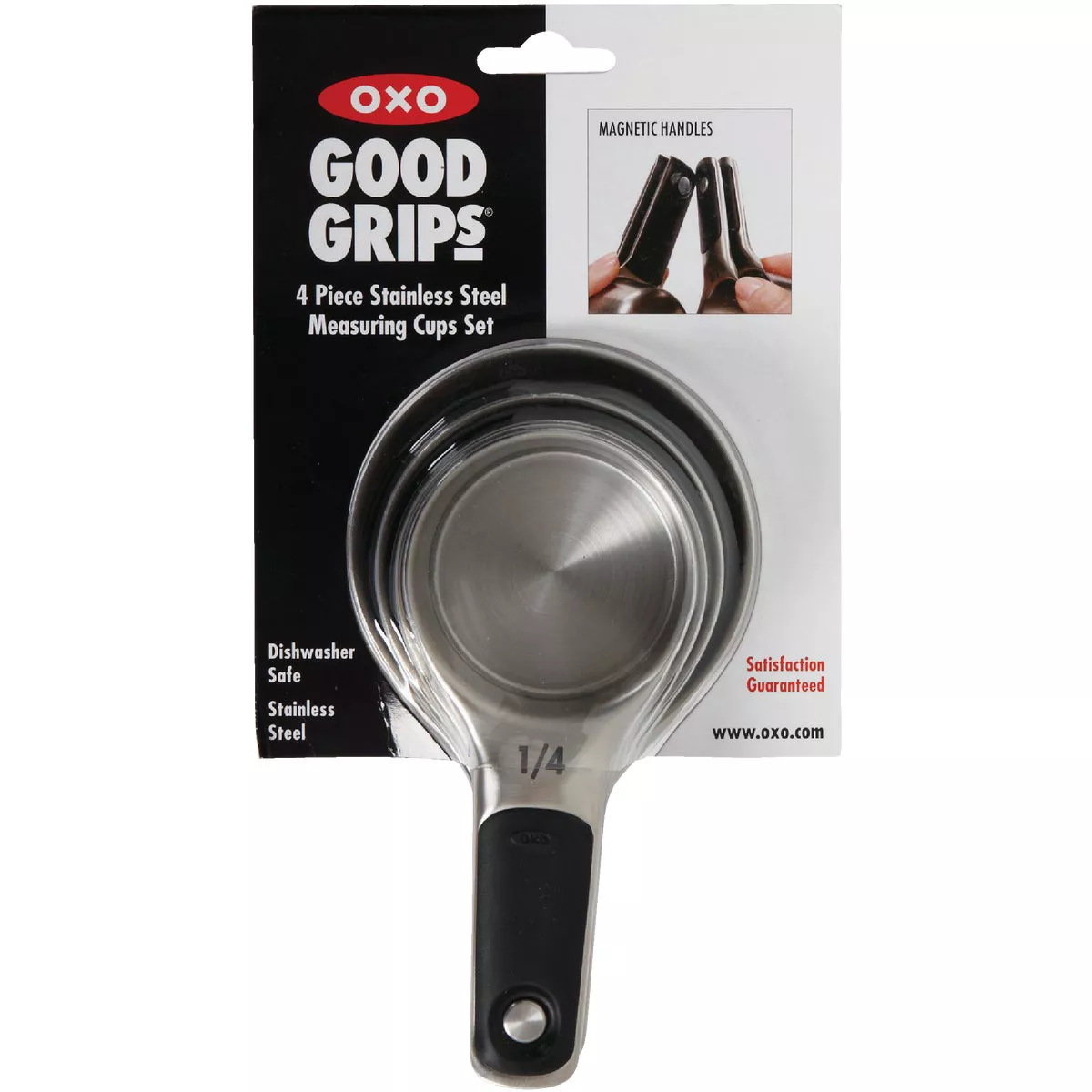 OXO Good Grips Stainless Steel Measuring Cup Set (4-Piece)