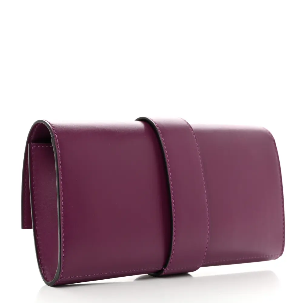 Hermès Anemone Tadelakt Leather Medor 23 Clutch Gold Hardware Rep1:1High-quality replica