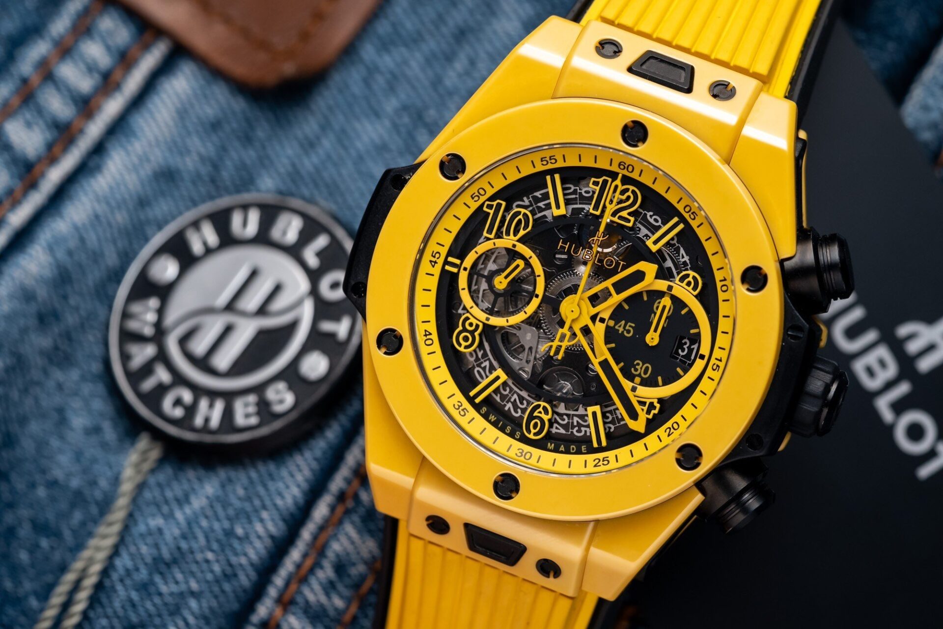 Hublot Big Bang Unico Ceramic Yellow Replica 11 Watch BBF 42mm - Elite Watch Atelier