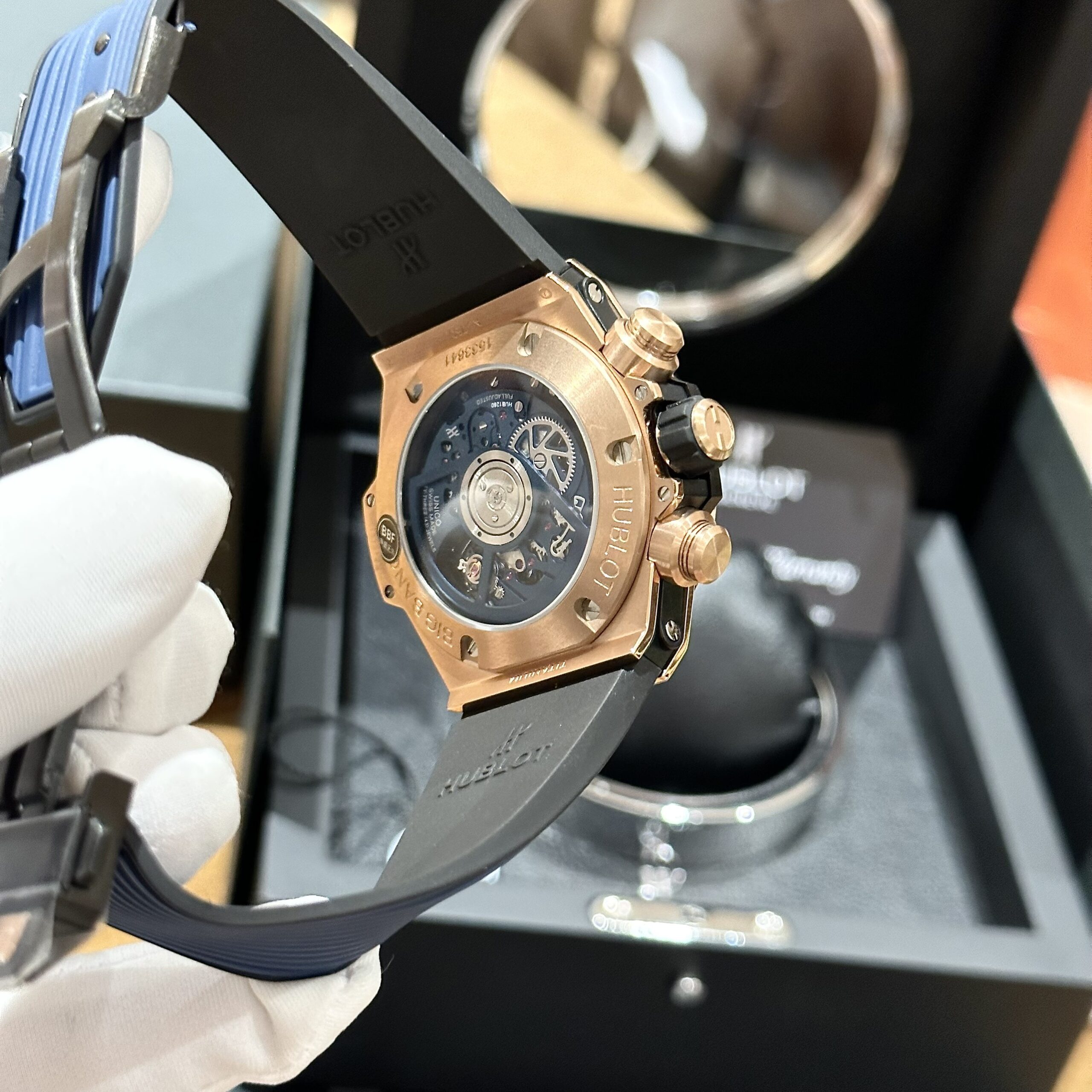 Hublot Replica 1:1 Watch Big Bang Unico King Gold Blue 44mm - Top club