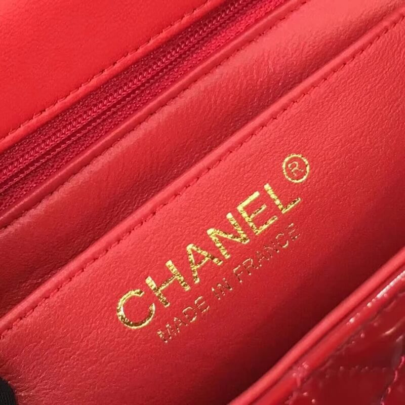 Replica Chanel Pantent Leather 20Cm Classic Flap Bag 11161:1High-quality replica