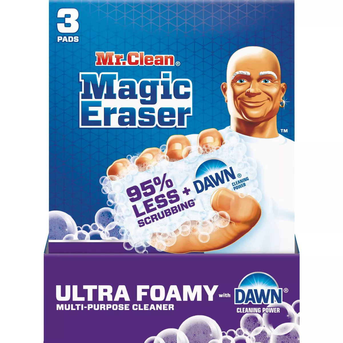 Mr. Clean Magic Eraser Ultra Foamy + Dawn Multi-Purpose Cleansing Pad (3-Count)